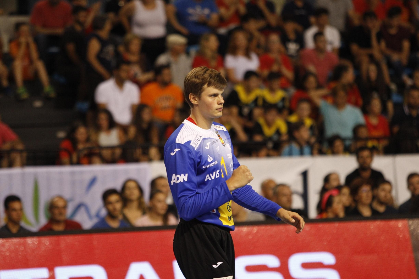 Fotogalería España-Suecia. Balonmano. Palacio Juegos Mediterráneos. Almería