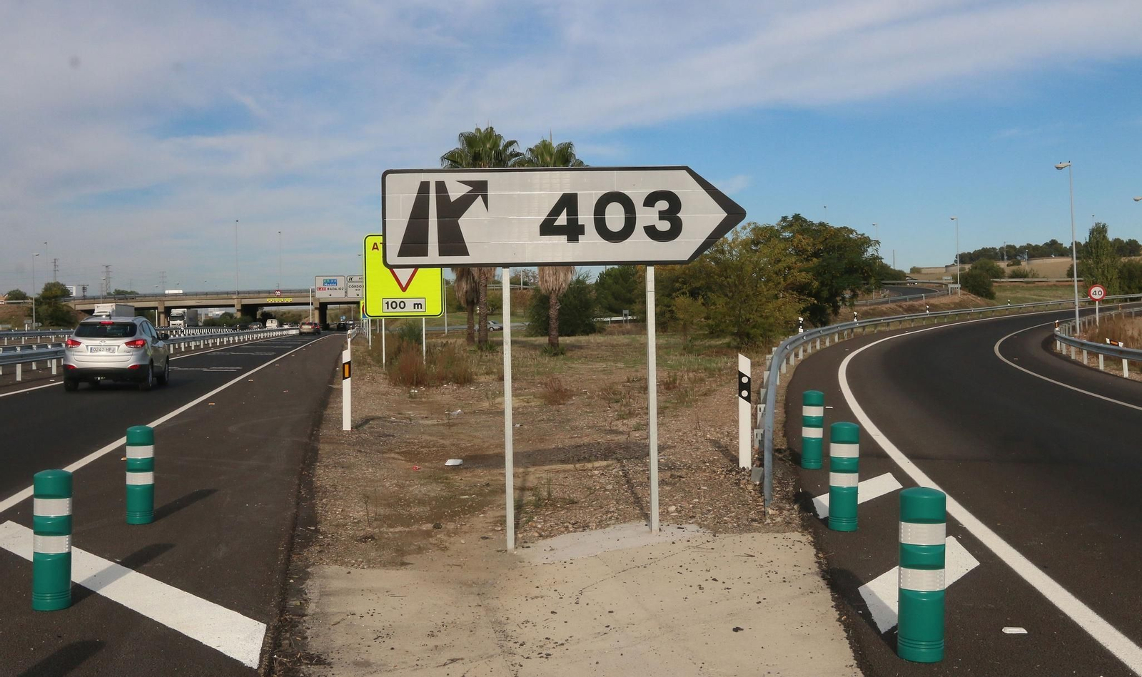 Enlace a la Autovía del Sur en el kilómetro 403.