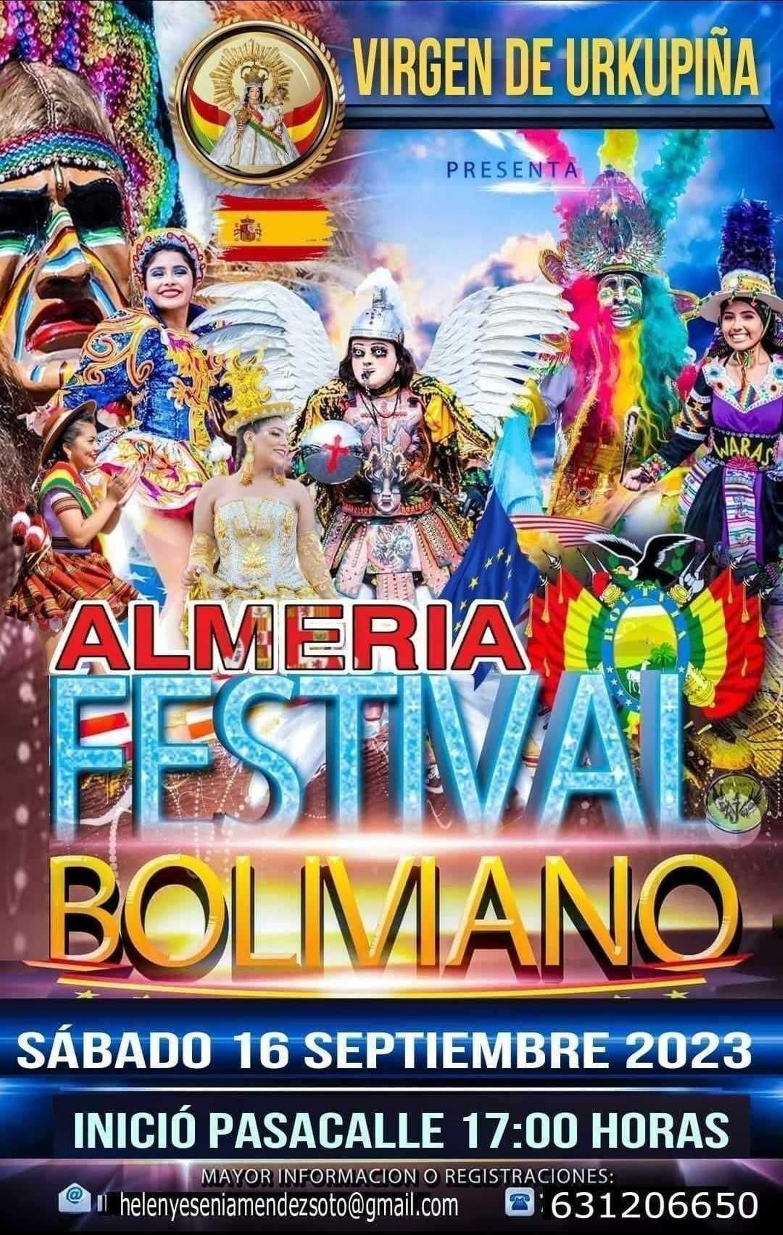Cartel de la fiesta boliviana
