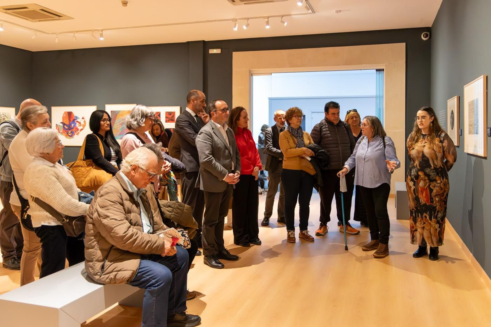 Inauguración de la nueva sala de exposiciones permanentes del Museo de Jaén con la colección de arte gráfico