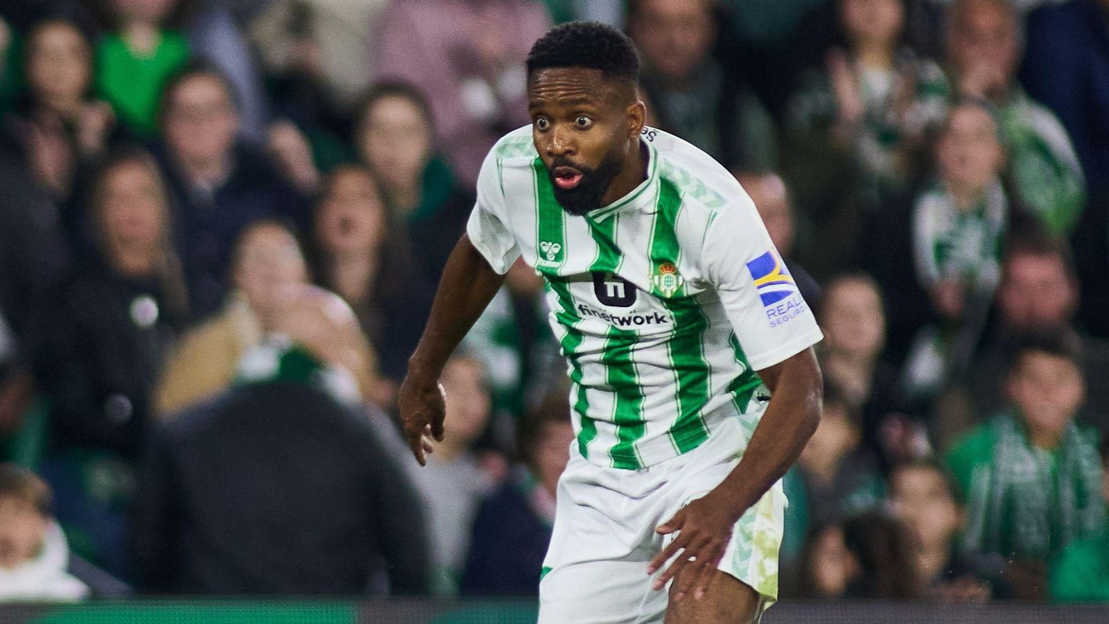 Bakambu en un partido de la temporada pasada ante el Alavés