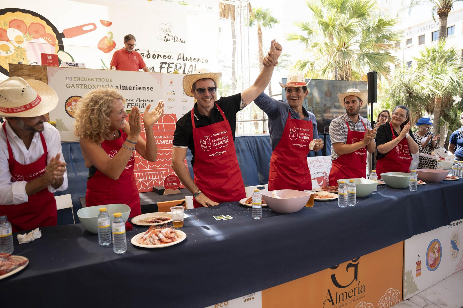 En imágenes: el I Concurso de Gamba Roja de la Feria de Almería