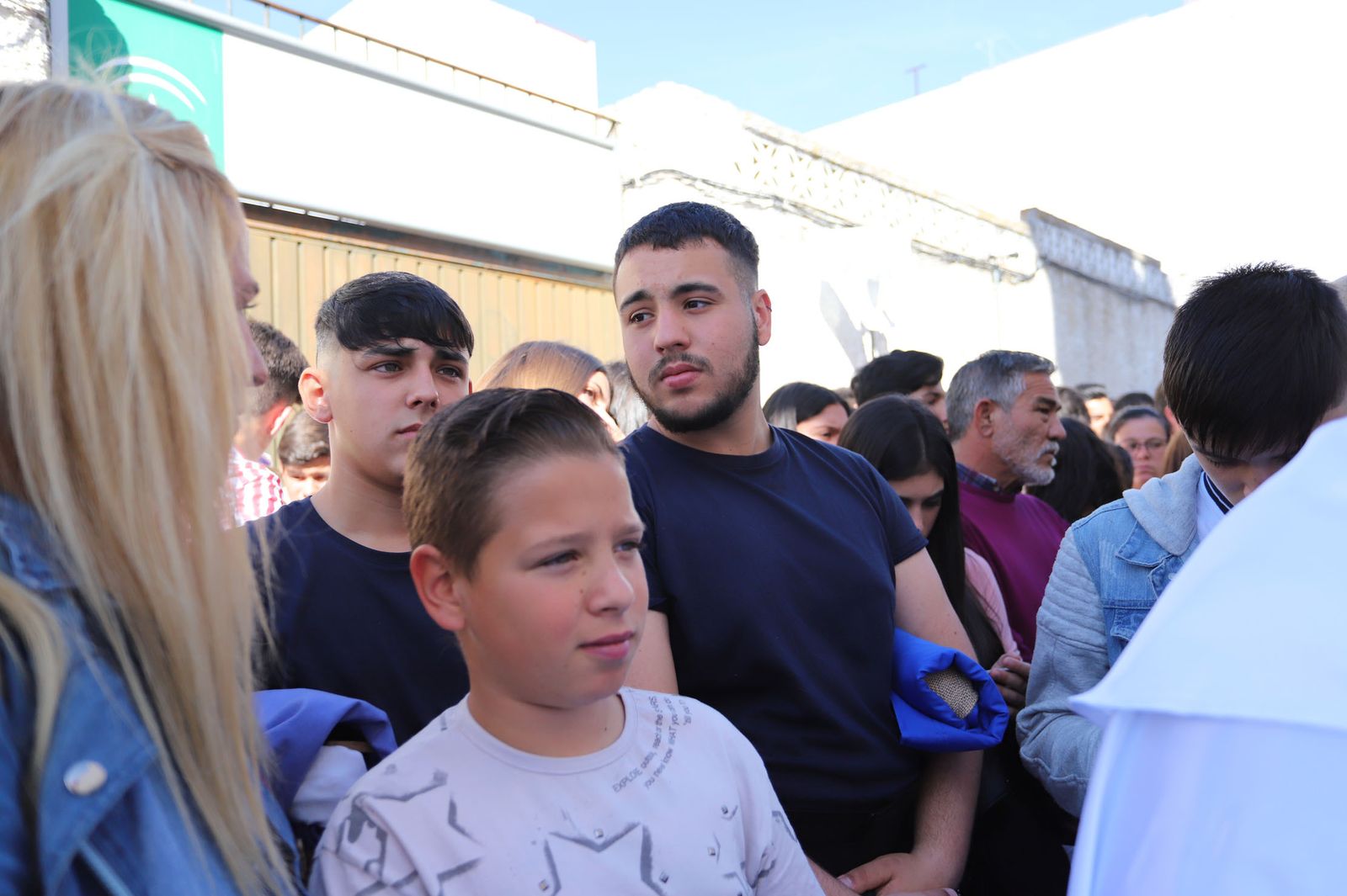 Imágenes de la procesión de la hermandad de la Lanzada de Huelva