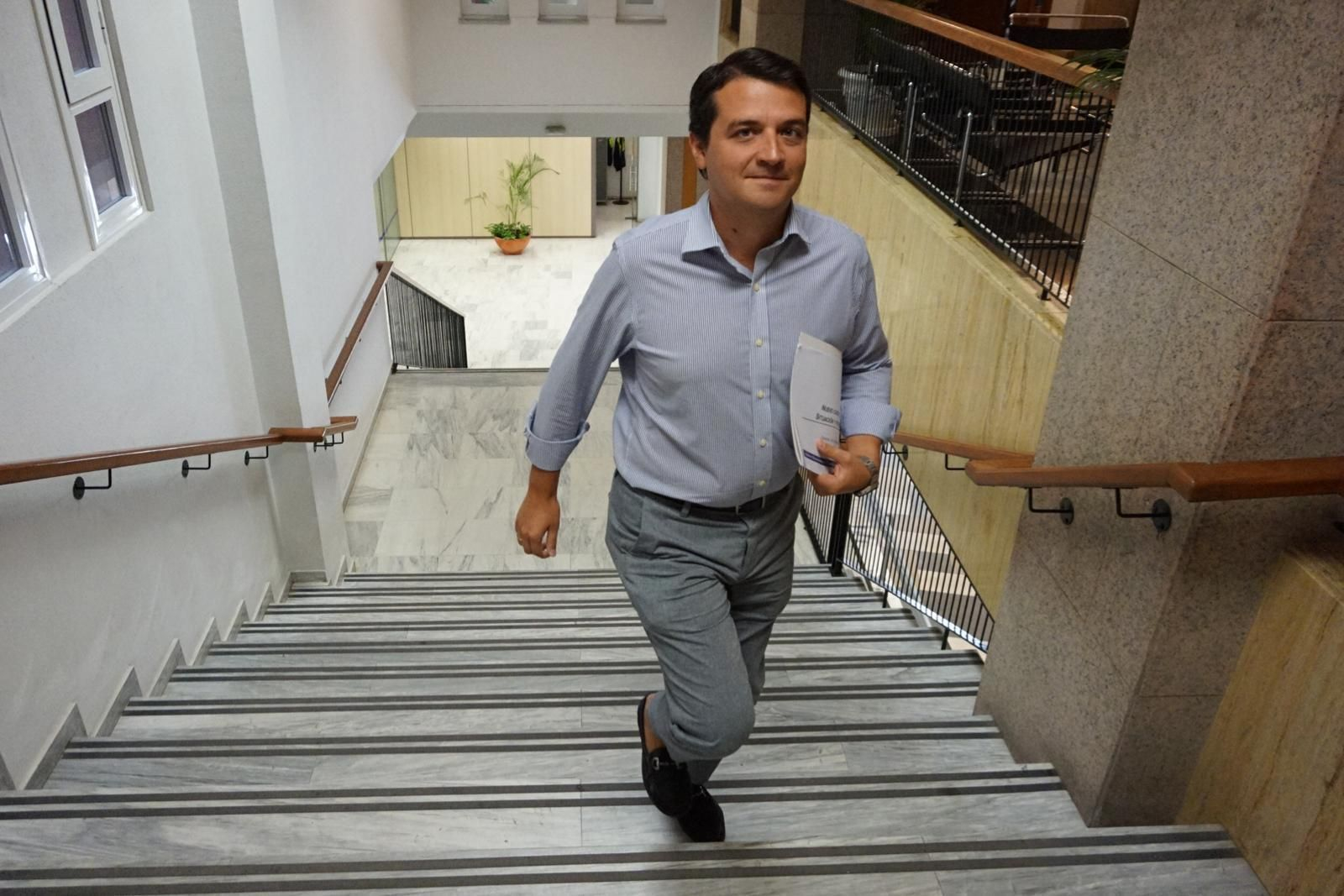 José María Bellido, ayer, en el Ayuntamiento.