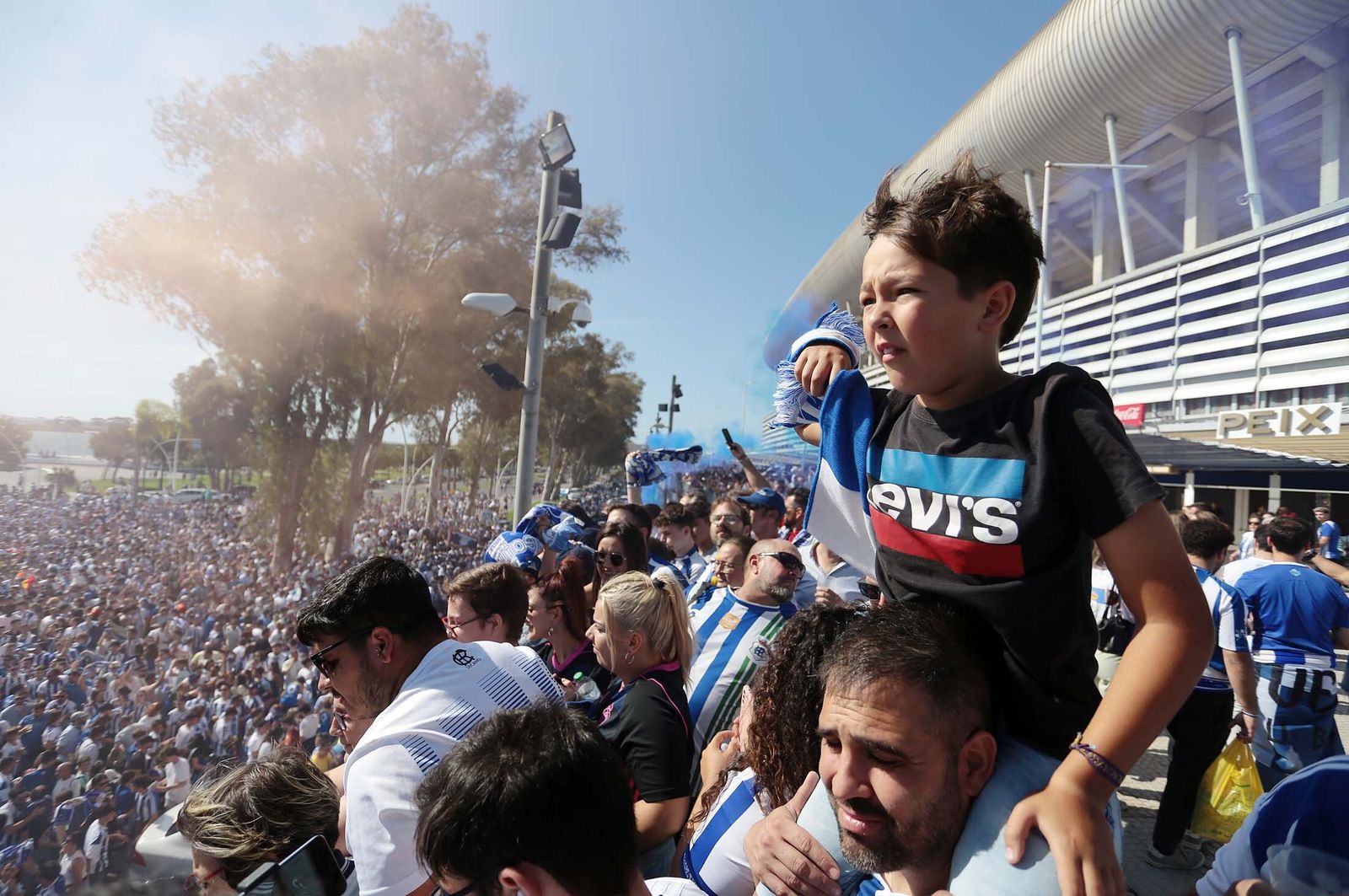 Imágenes del ascenso del Recreativo de Huelva contra el Cacereño