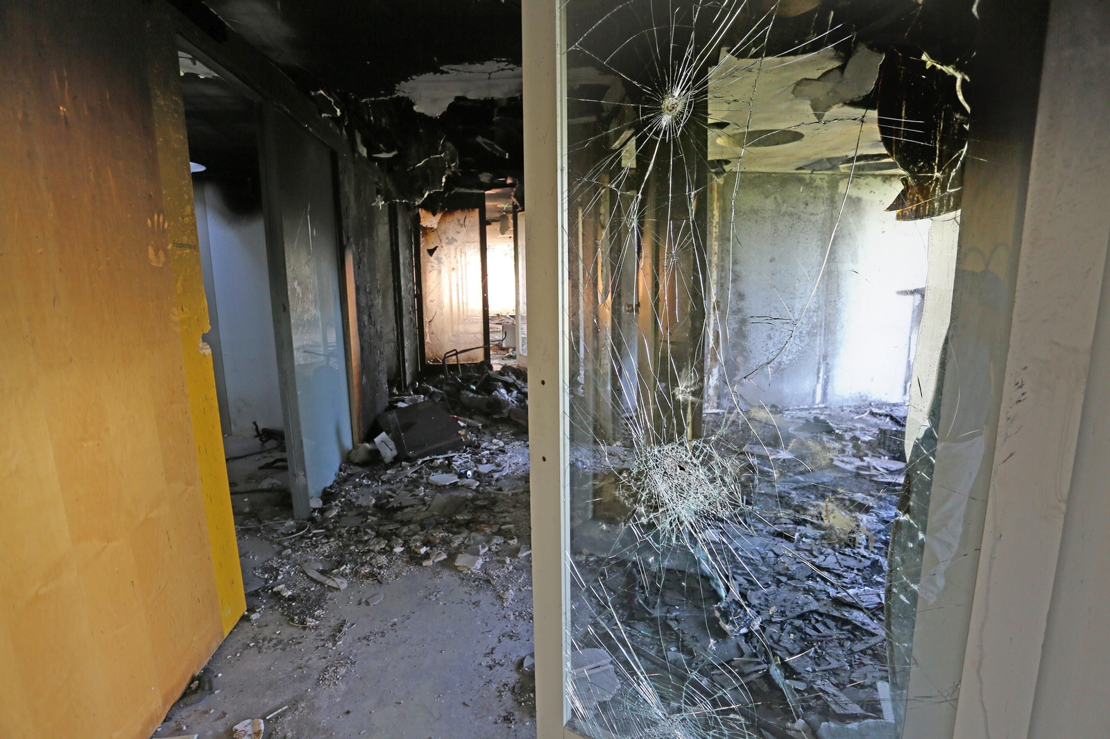 Abandono total del centro de mayores Paz y Aflicción