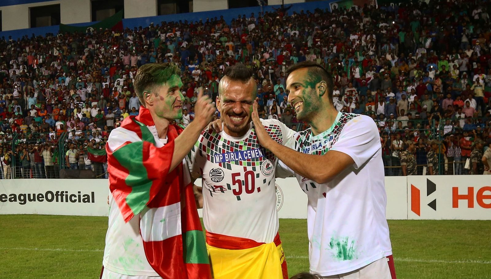 Fran González, en el centro, con Joseba Beitia (izquierda) y el también cordobés Fran Morante (derecha).