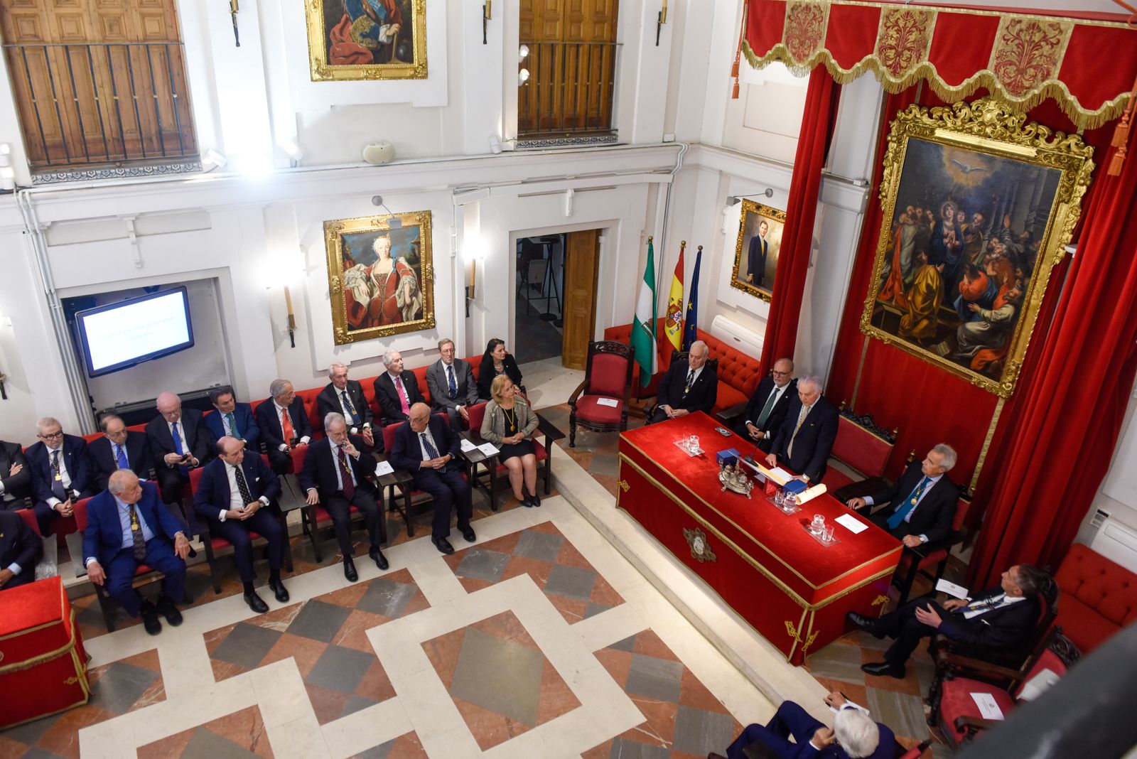 Acto por el día de la Academia en la Real Academia de Medicina y Cirugía de Sevilla