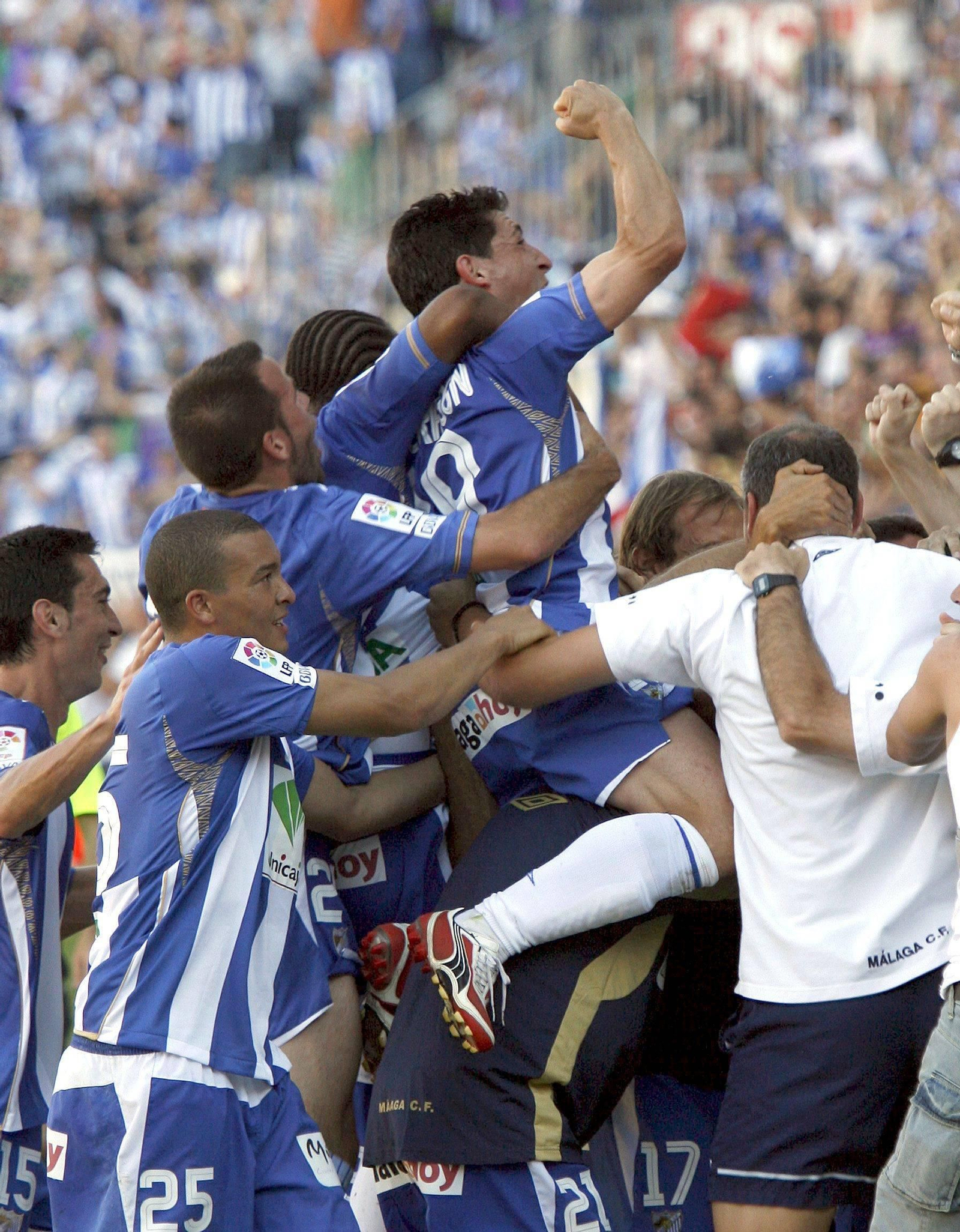 Las fotos del último ascenso del Málaga CF a Primera División