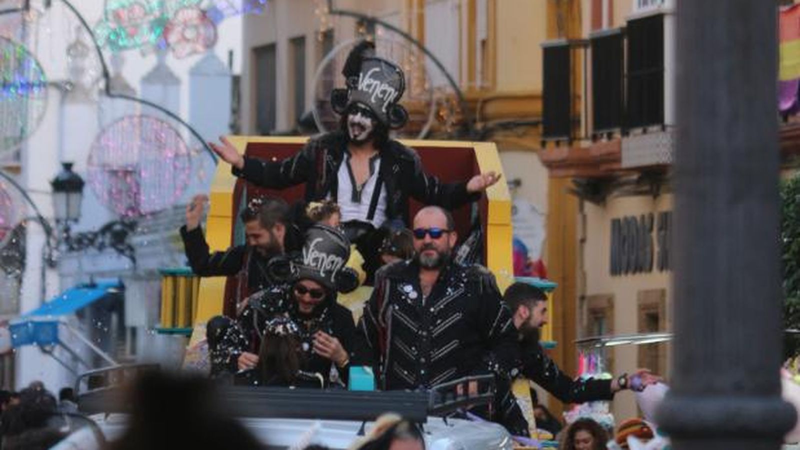 Javier Bohórquez durante  el cortejo del pregonero