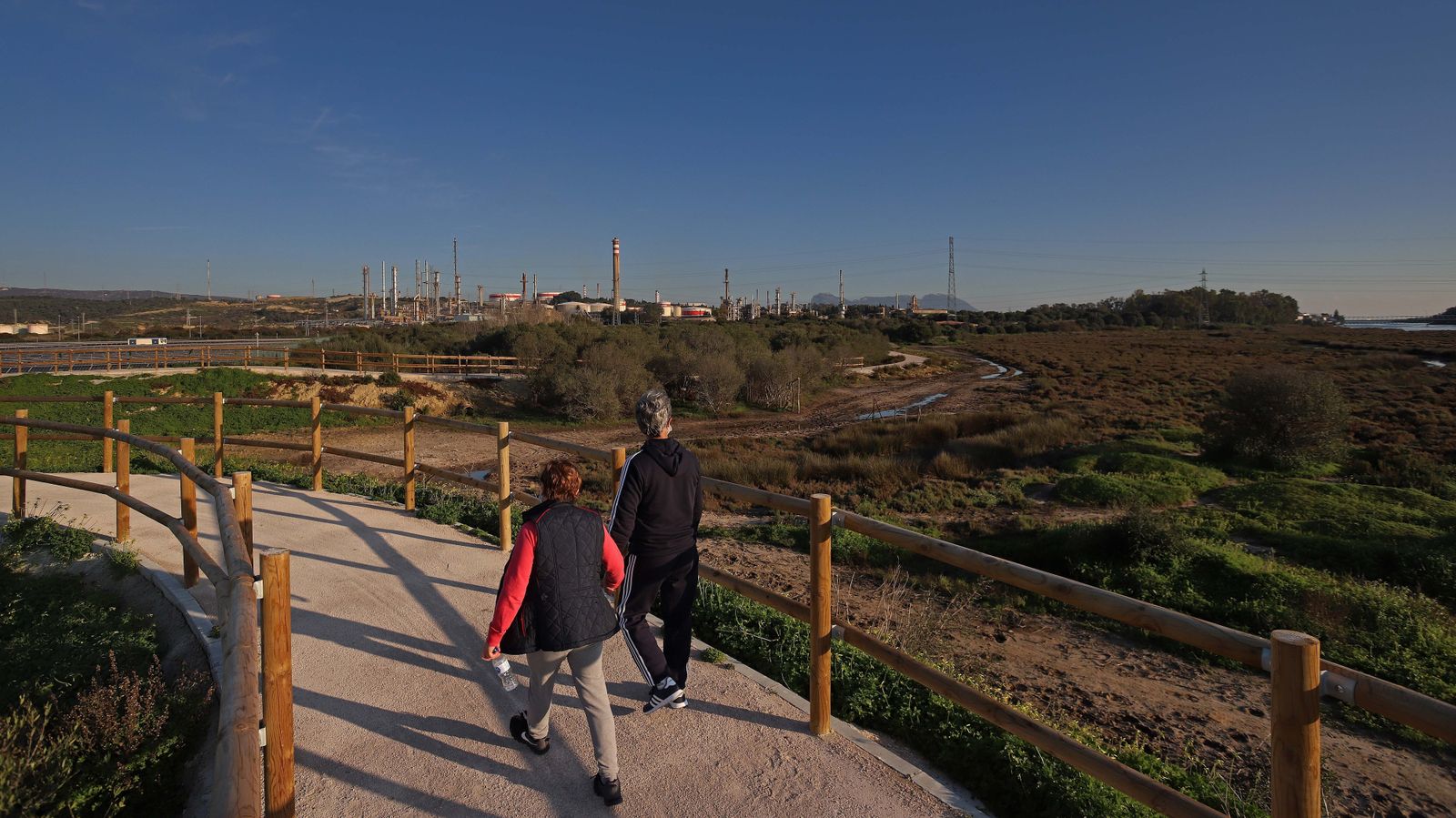 Sendero del arroyo de la Madre Vieja en San Roque
