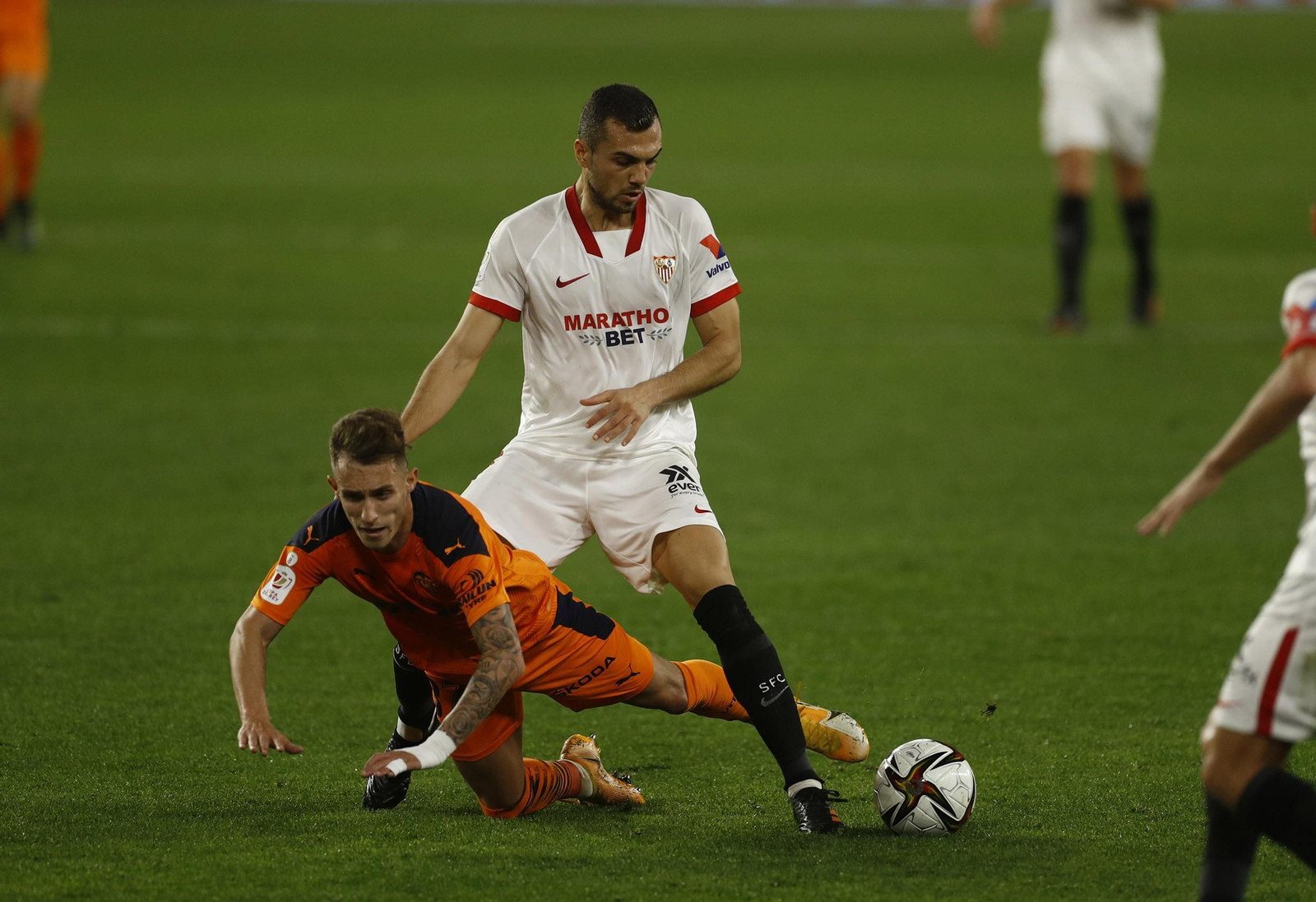El Sevilla-Valencia de Copa del Rey, en imágenes