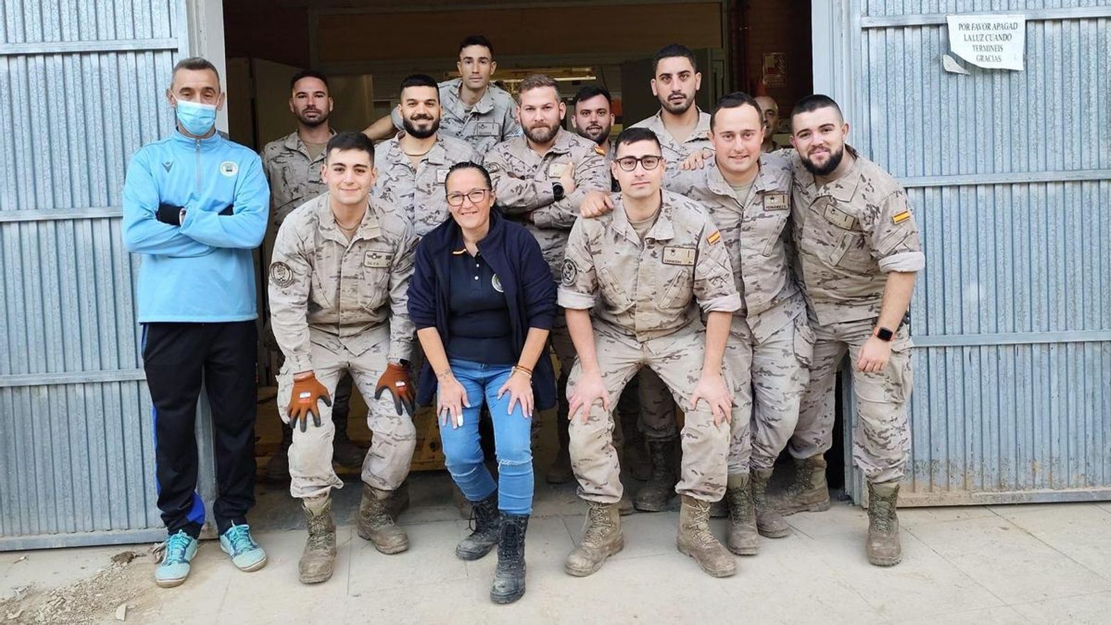 Equipos desplazados a Catarroja.