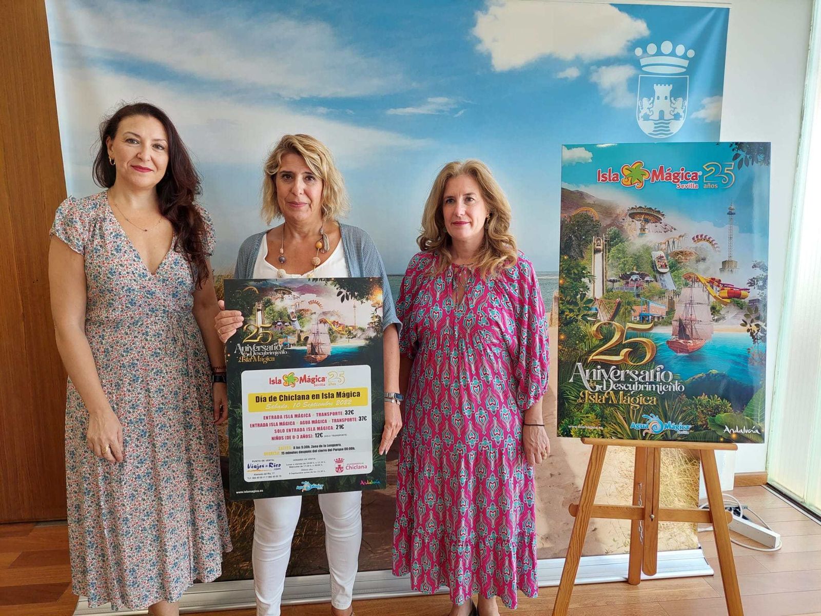 Presentación del Día de Chiclana en Isla Mágica.