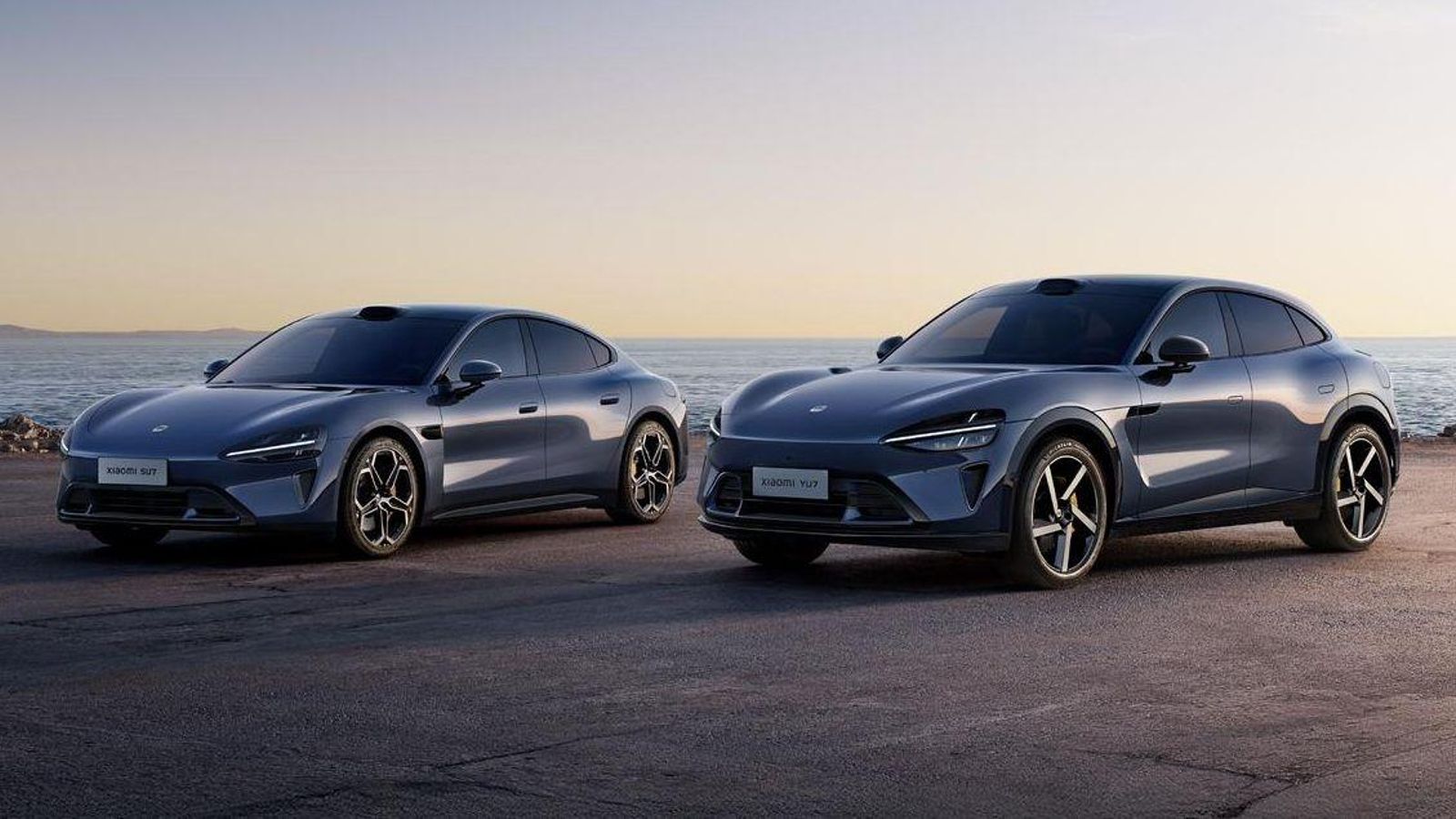 Berlina y SUV tienen un innegable aire de familia. EL YU7 competirá también en el mercado con los Porsche Cayenne.