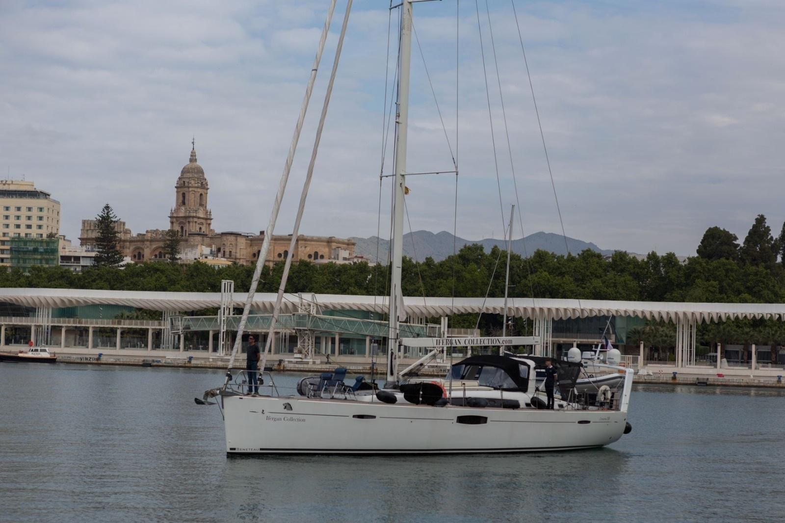 Vista del Palmeral de las Sorpresas desde el Muelle Uno.