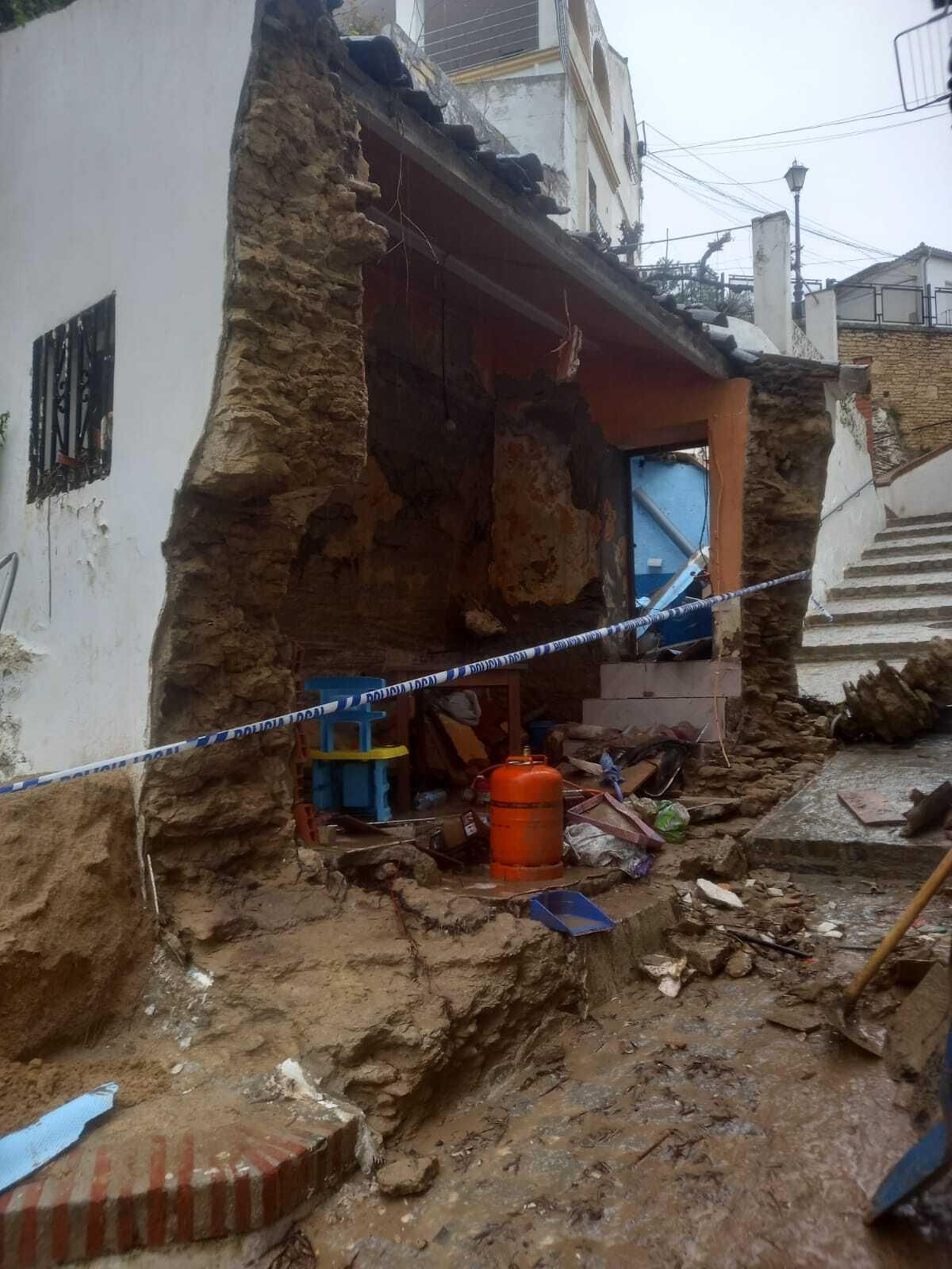 Inundaciones en Setenil: imágenes de los daños tras la tromba de agua