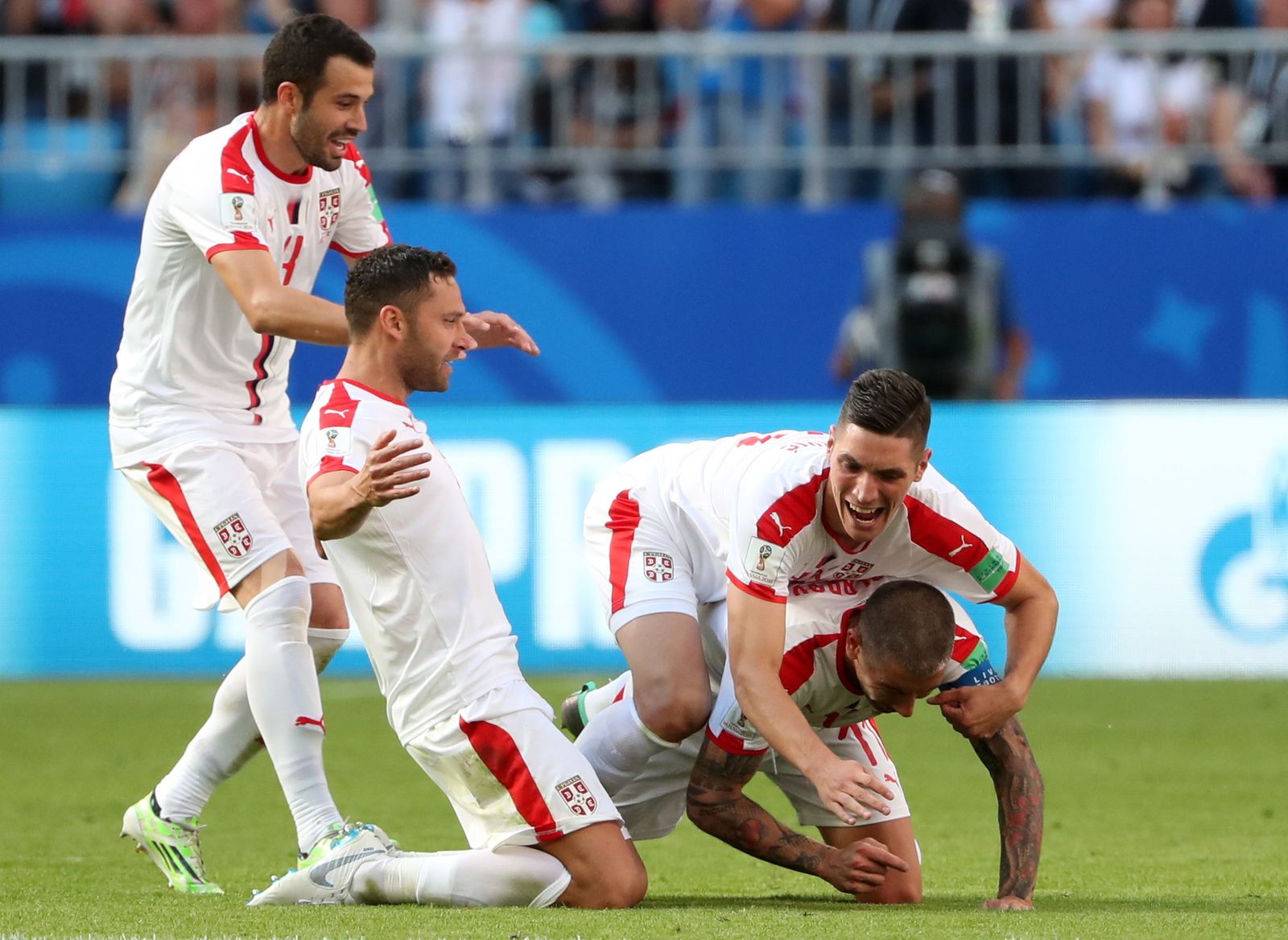 Las imágenes del Costa Rica-Serbia