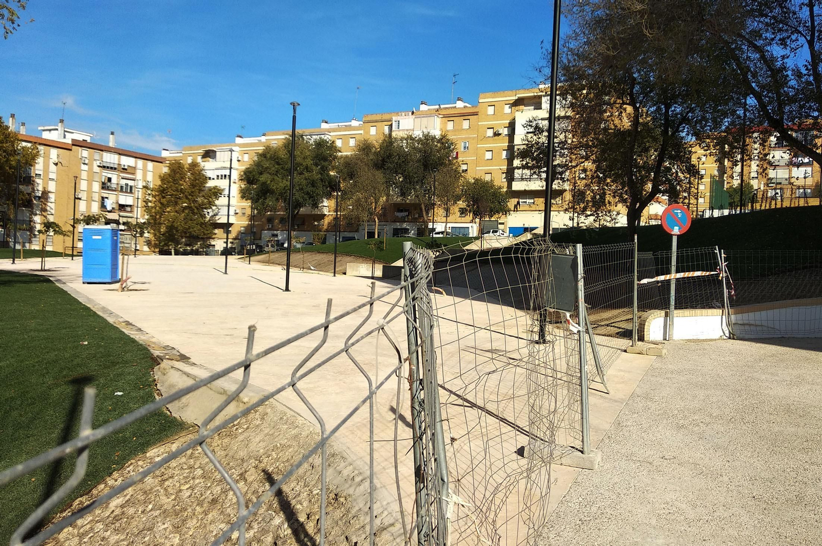 Uno de los accesos a la plaza de los Templetes ya remodelada lista para abrirse en los próximos días. Uno de los accesos a la plaza de los Templetes ya remodelada lista para abrirse en los próximos días.