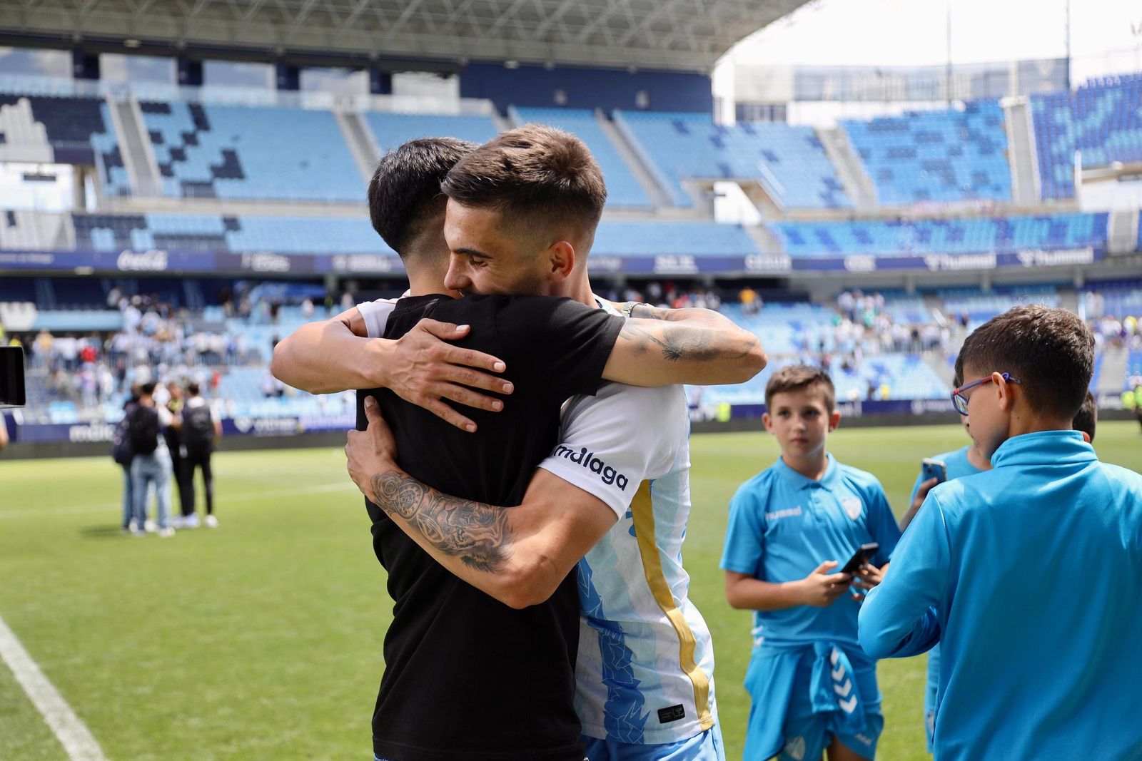 Las fotos de la celebración del ascenso del filial del Málaga CF