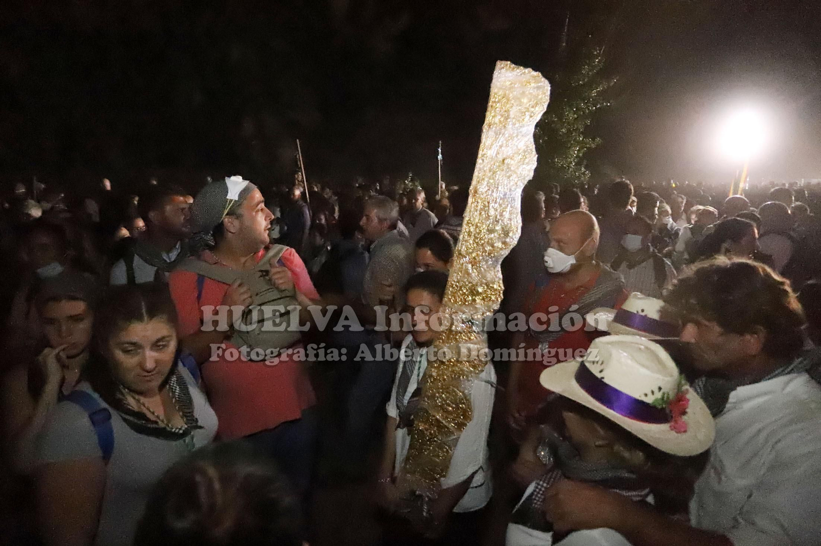Imágenes del camino de la Venida de la Virgen del Rocío