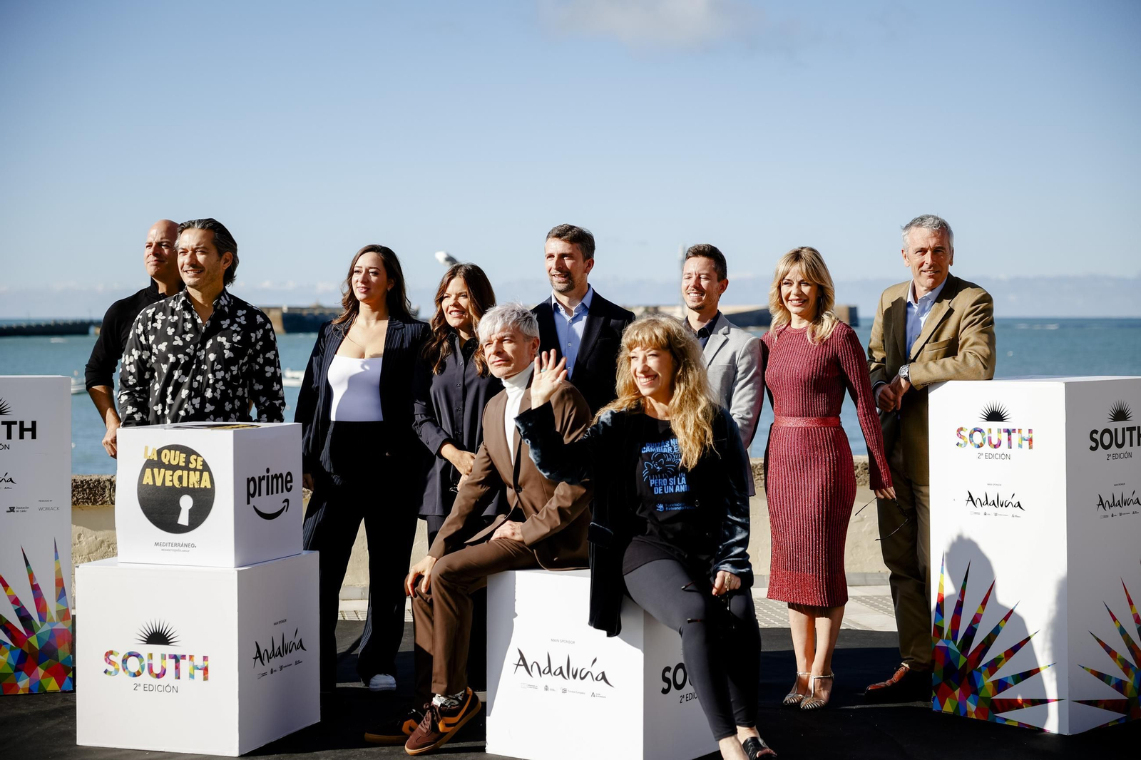 imágenes del photocall del South Series en la caleta el domingo 27