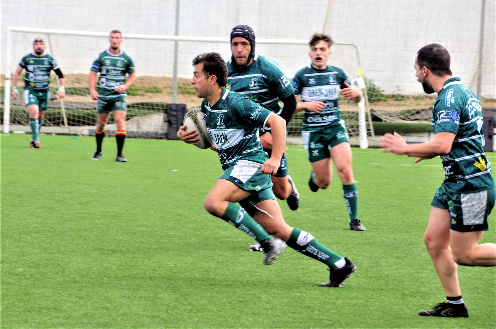 El Jaén Rugby masculino juega su último partido de la temporada como local.