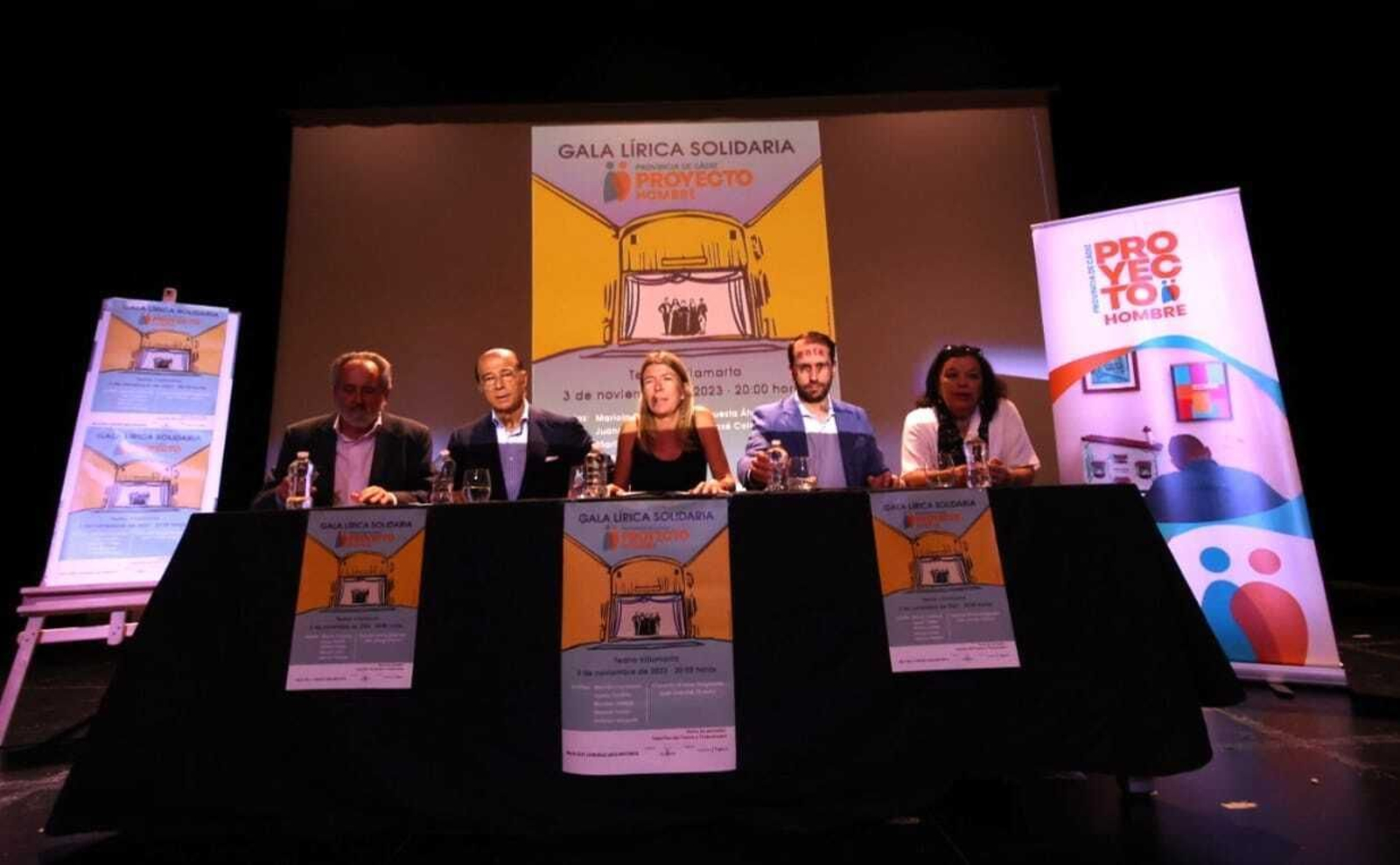 Presentación del cartel de la gala solidaria de Proyecto Hombre. Presentación del cartel de la gala solidaria de Proyecto Hombre.