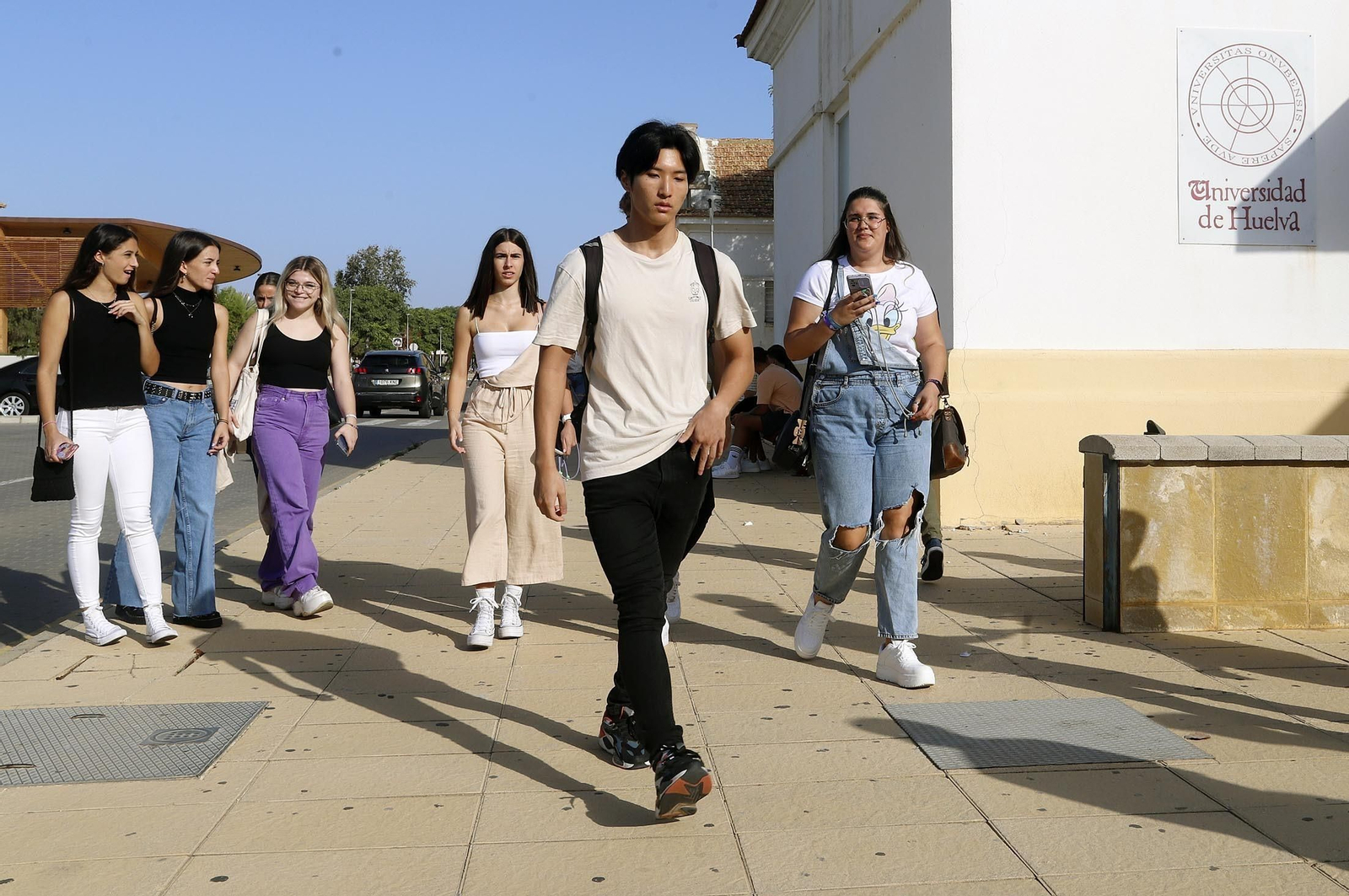 Imágenes de la vuelta a la Universidad de Huelva