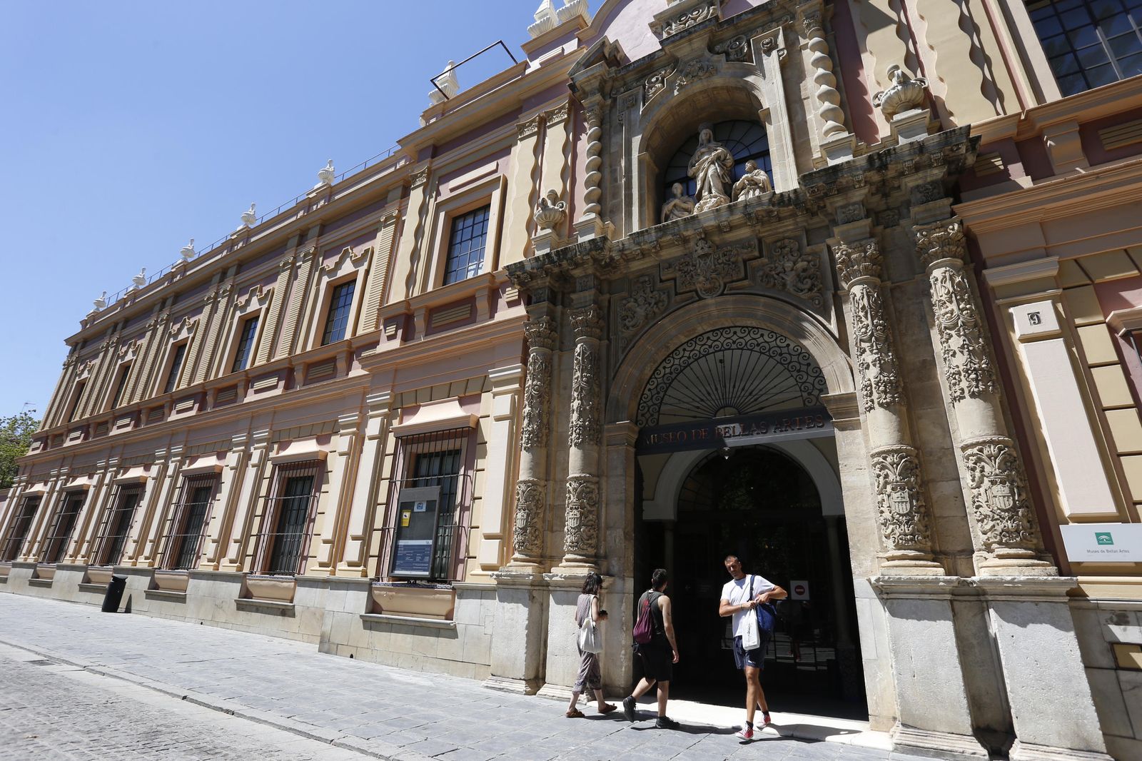 La fachada del Museo de Bellas Artes.