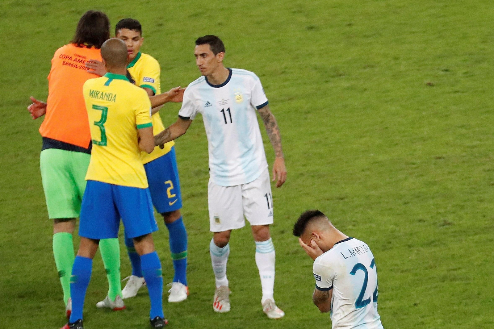 Las imágenes del Brasil-Argentina de la semifinal de la Copa América