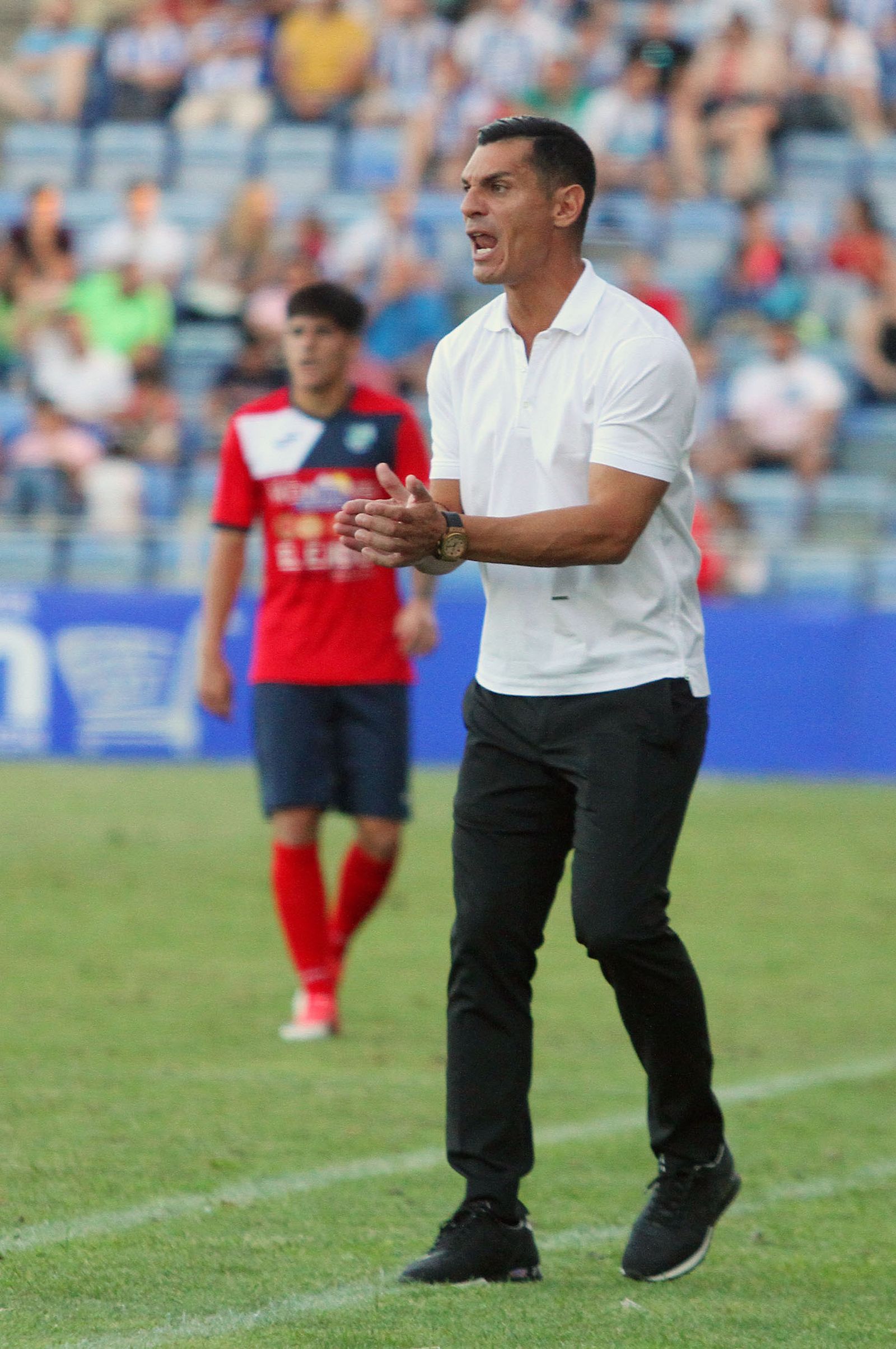 Casquero aplaude a sus hombres en el choque contra El Ejido.