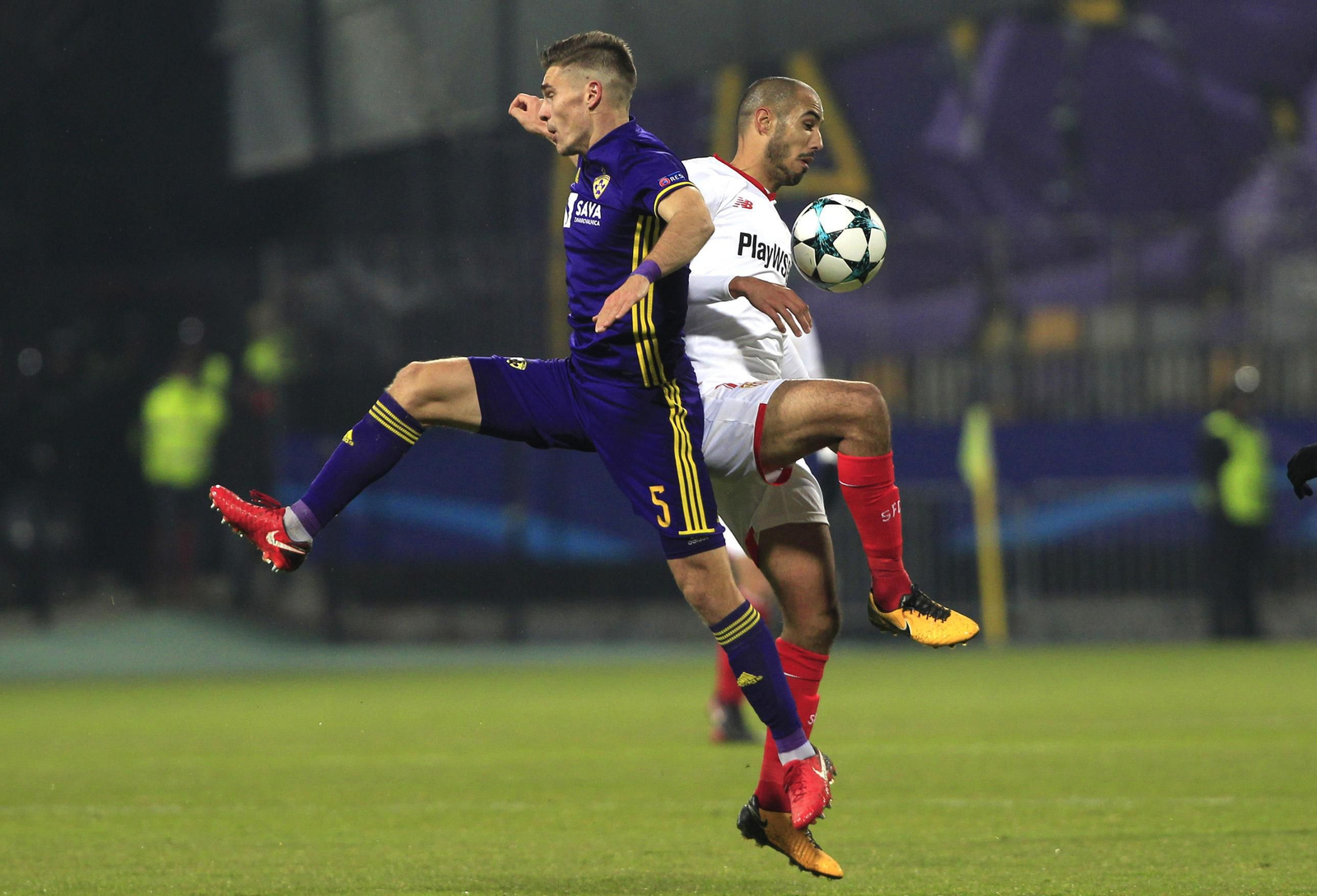 El Maribor-Sevilla FC, en imágenes