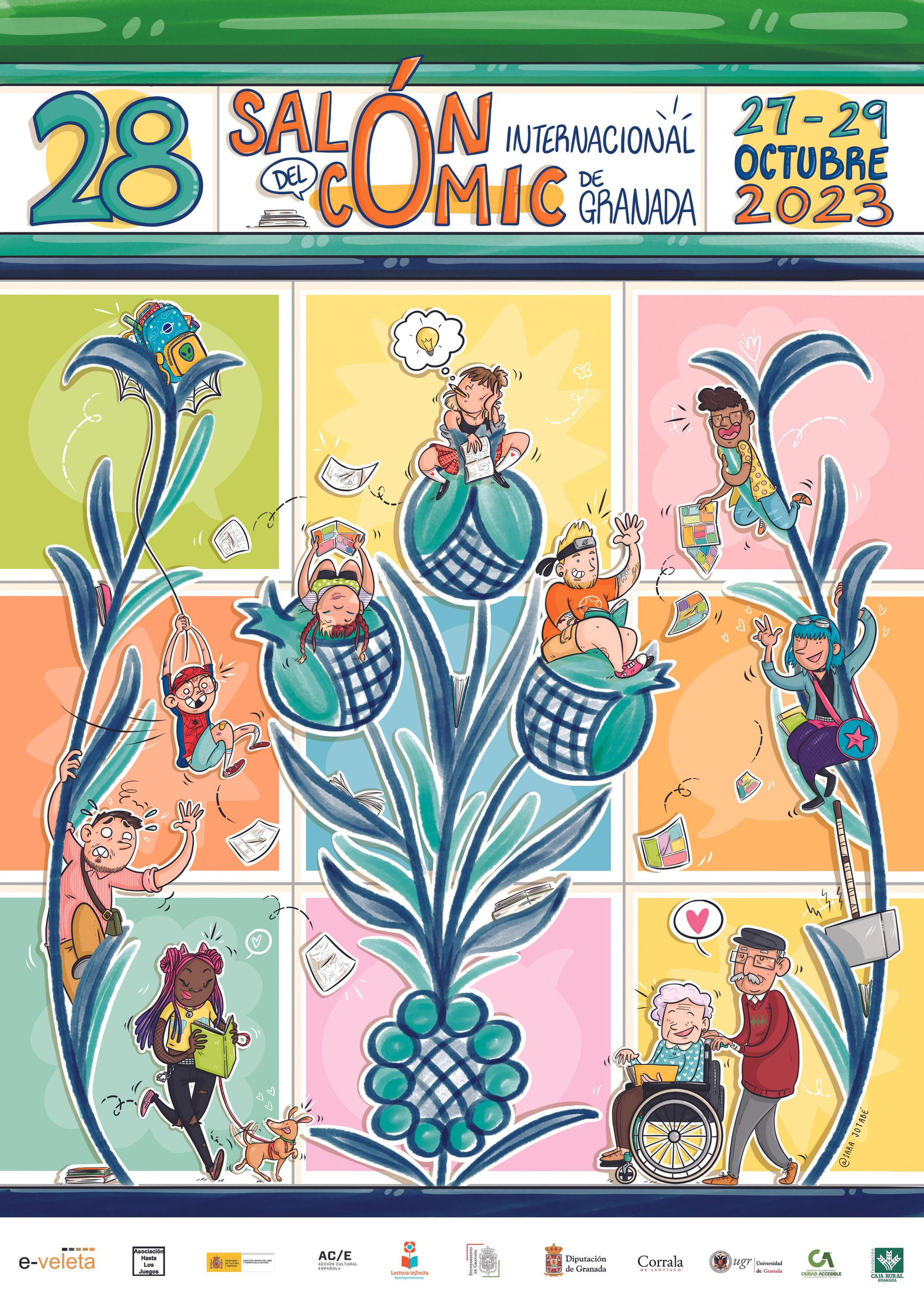 Cartel Salón del Cómic de la edición de 2023.