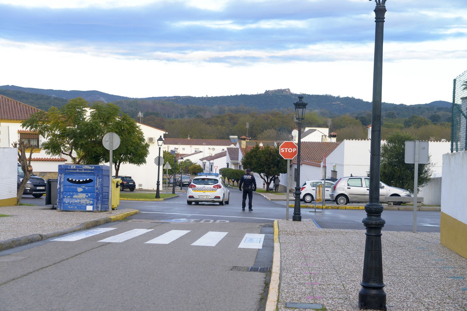 Primer día de colegio y  de alerta de grado 4 en Castellar