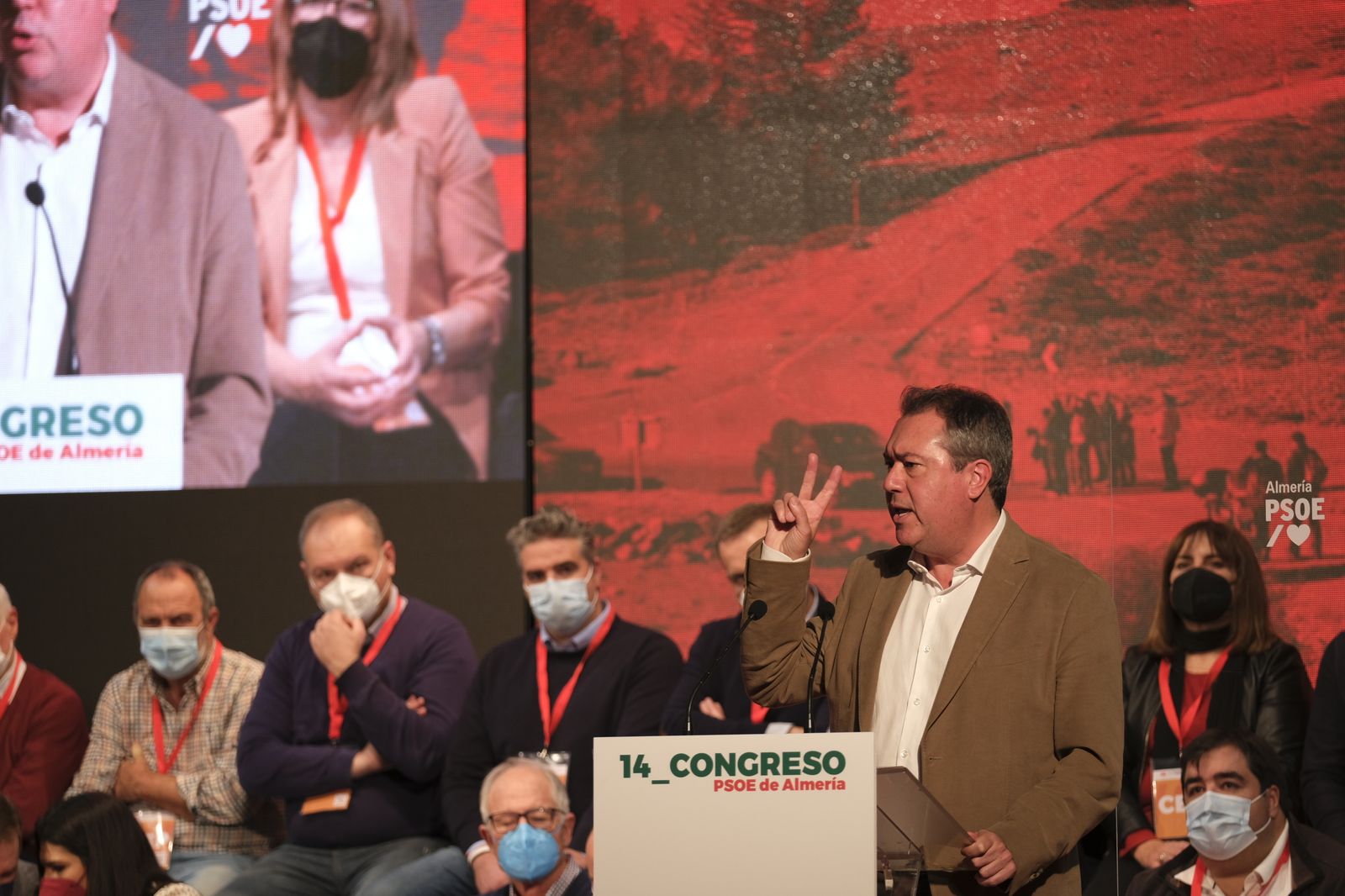 Imágenes del 14 Congreso Provincial PSOE de Almería. El Parador (Almería)