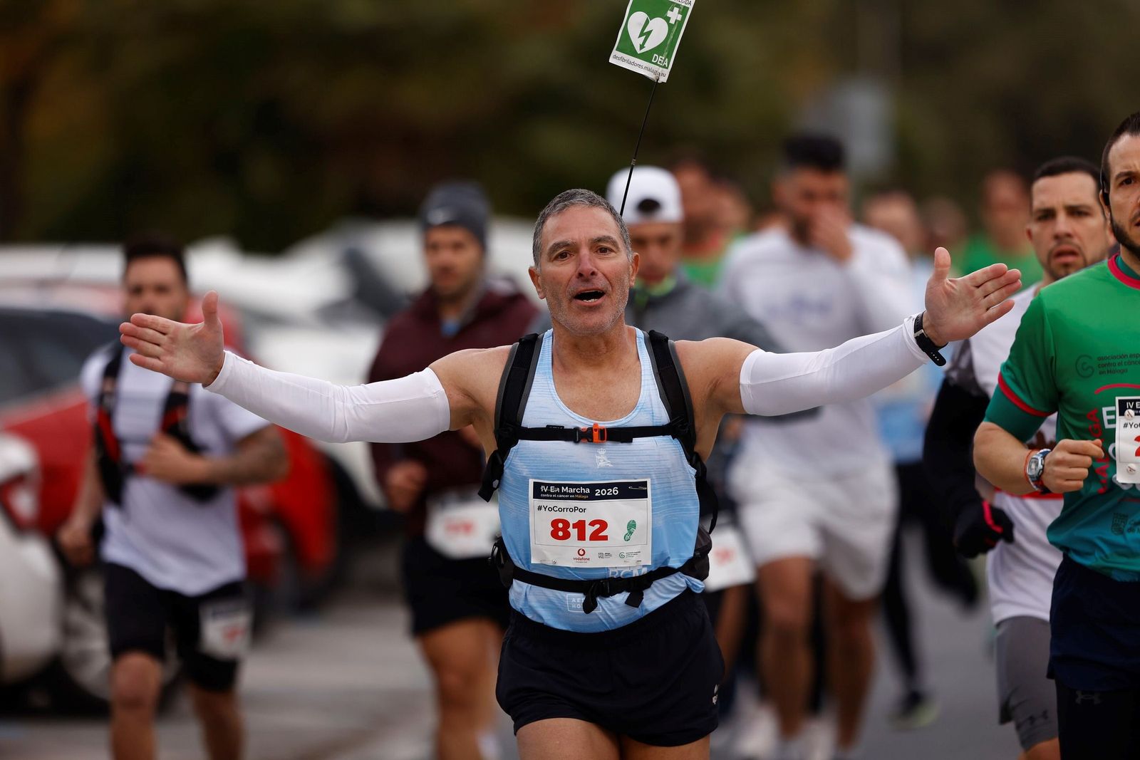 Búscate en las fotos de la Carrera contra el cáncer en Málaga