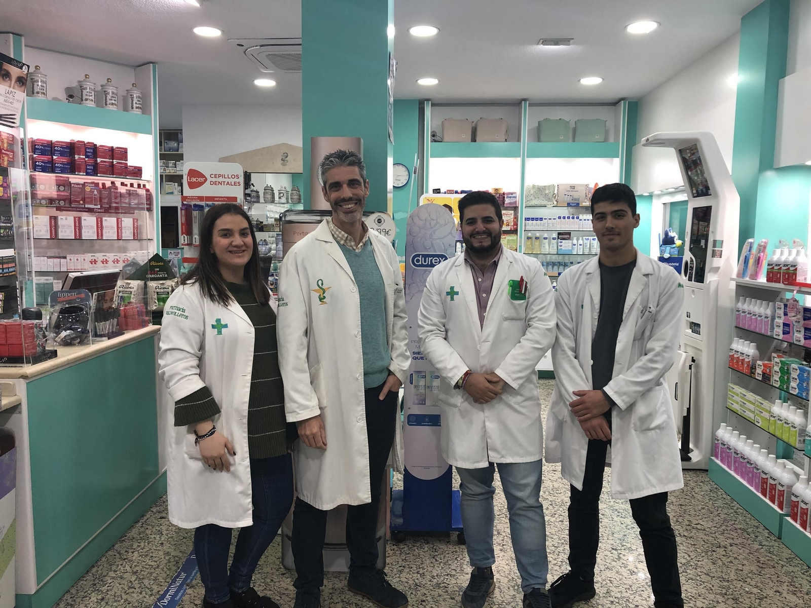 Federico Holgado y su equipo