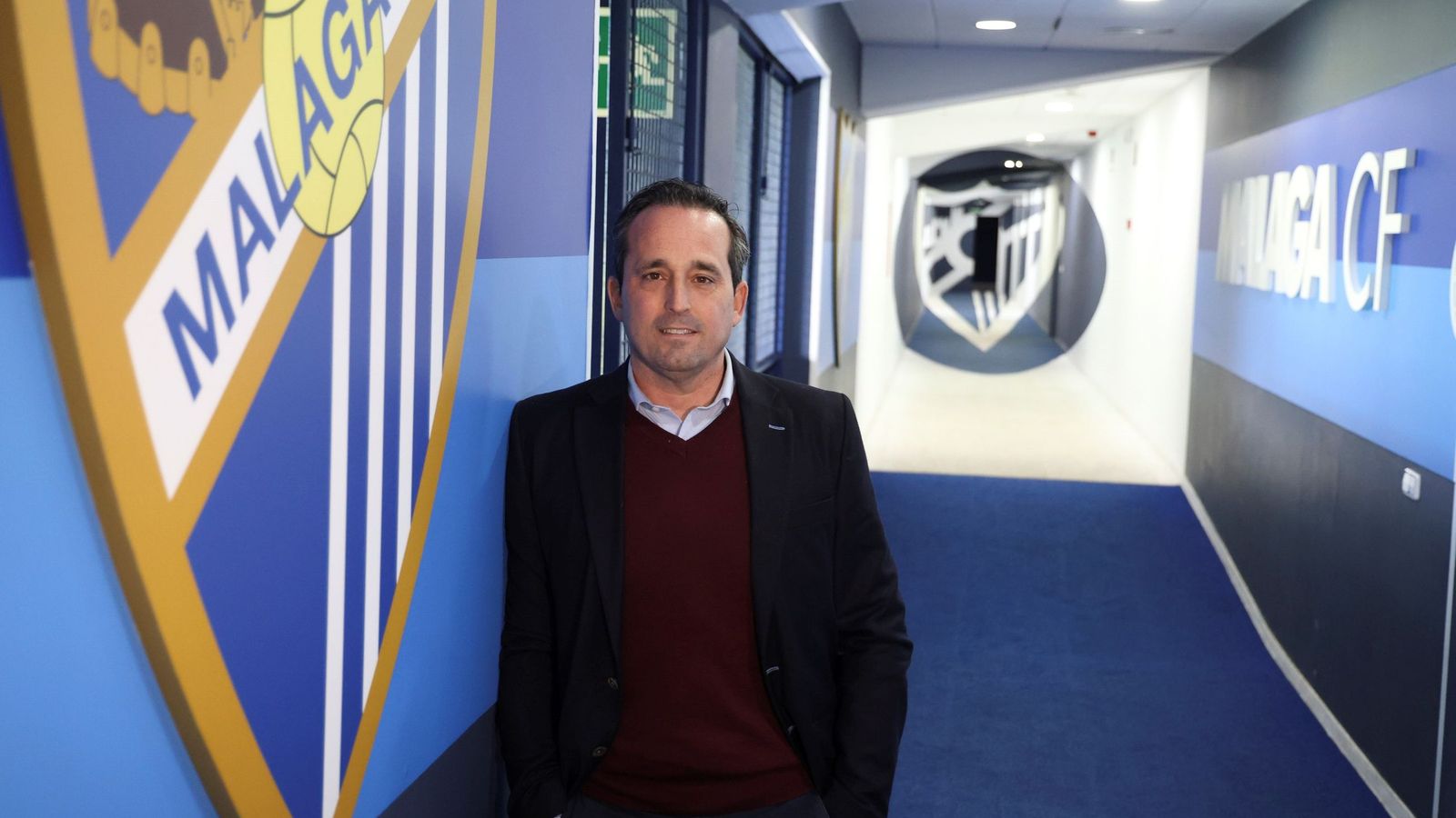 Las fotos de la entrevista con Kike Pérez, director general del Málaga CF