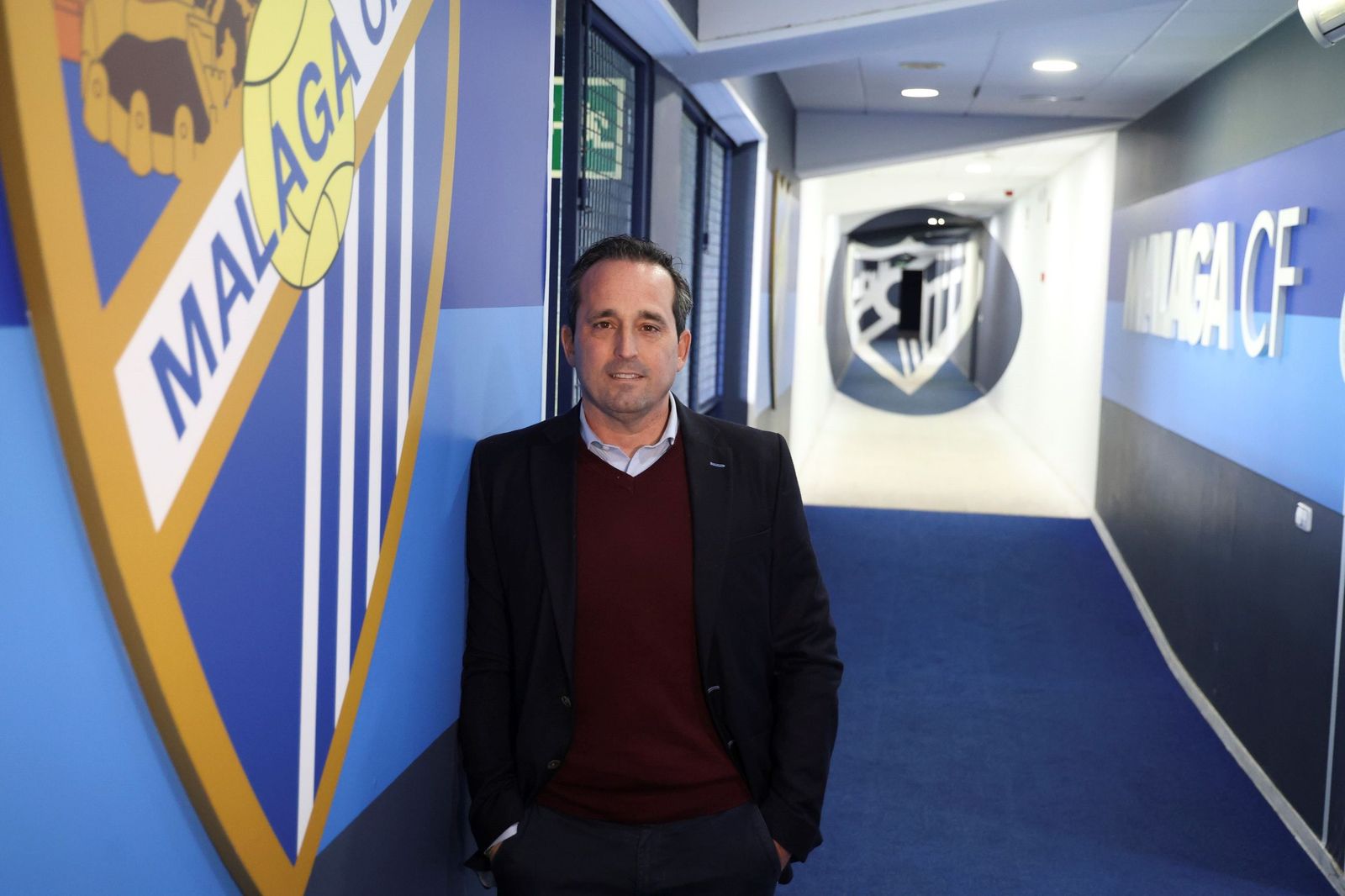 Las fotos de la entrevista con Kike Pérez, director general del Málaga CF
