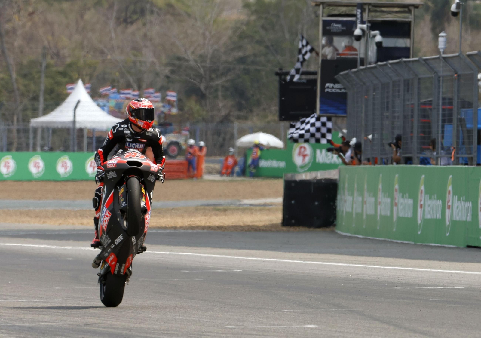 Las fotos del triunfo de Marc Márquez en Tailandia