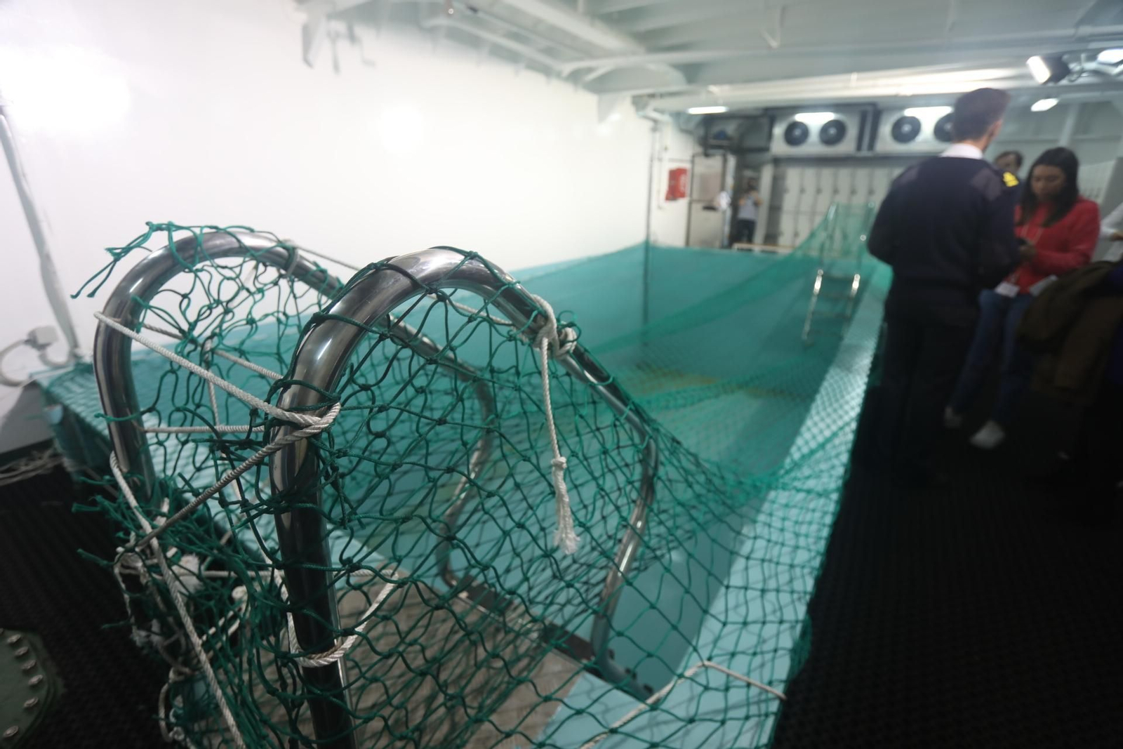 También dispone de una piscina para pruebas.