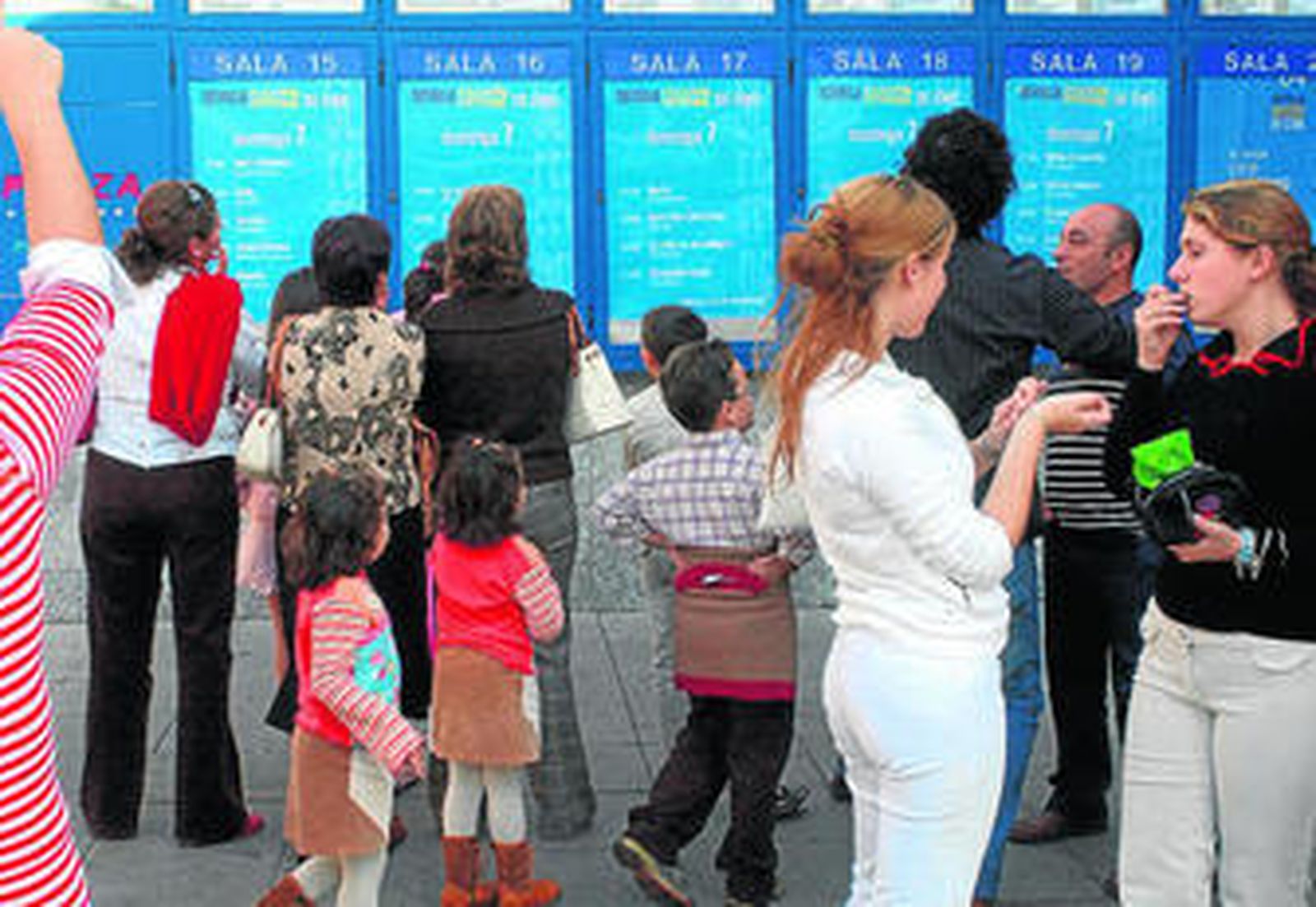 Público en los cines Nervión Plaza durante una de las ediciones celebradas allí antes de la breve etapa en el centro.