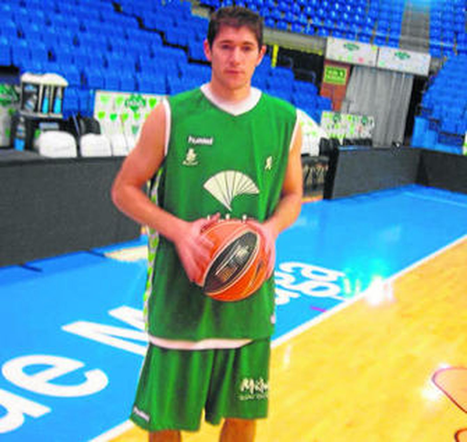 'Panchi' Barrera, ayer, en la pista central del Carpena.