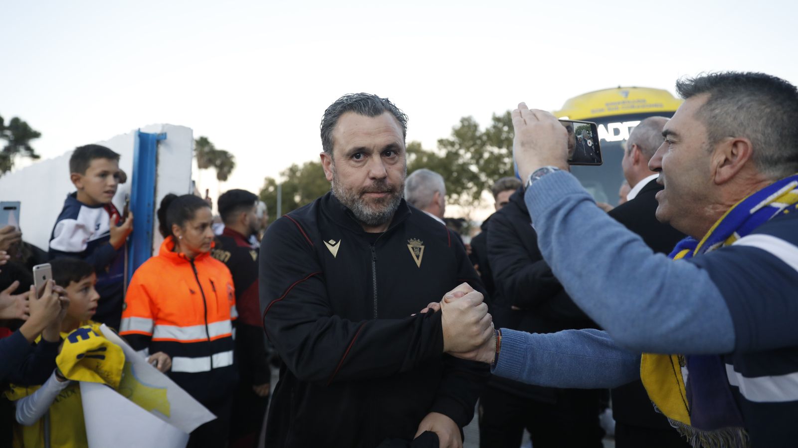 Las fotos de la visita del Cádiz CF para celebrar el 50 aniversario del CD Guadiaro