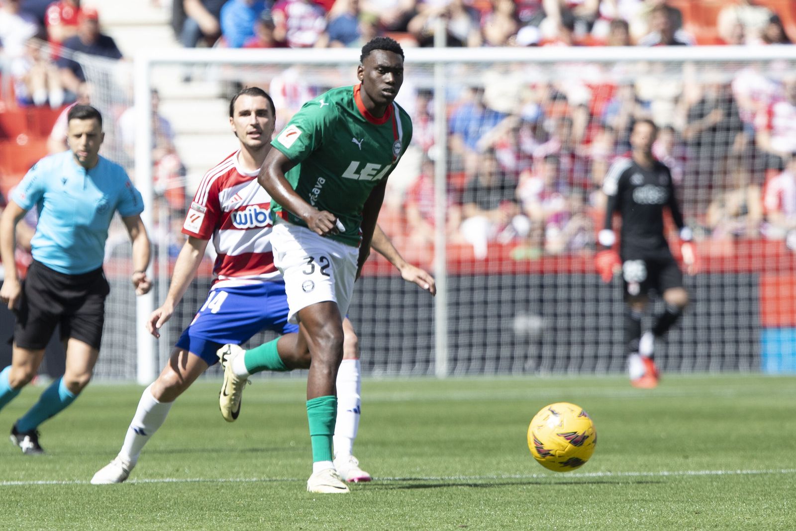 Samu durante el choque ante el Granada CF de la pasada jornada.