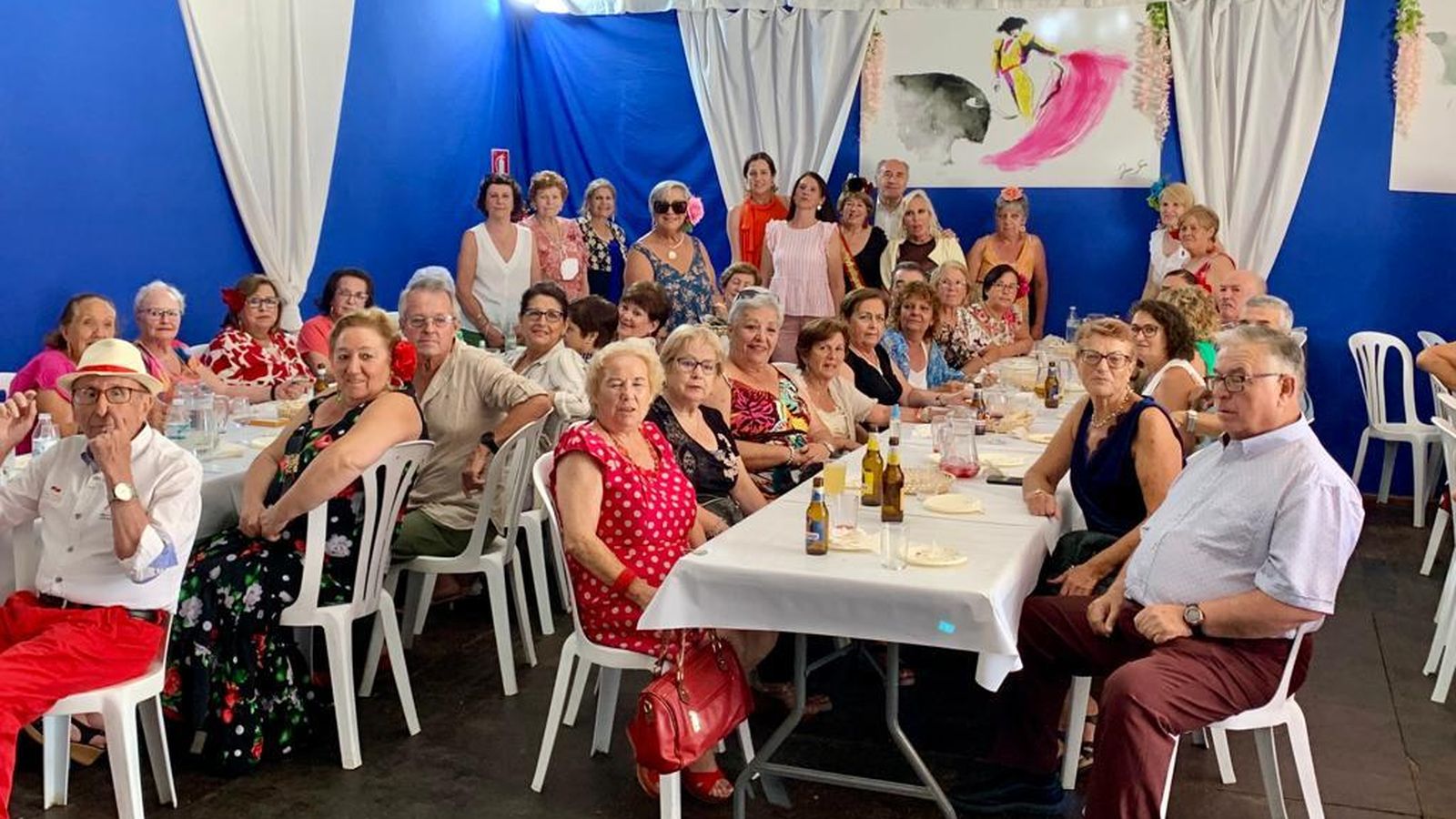 La convivencia de mayores.