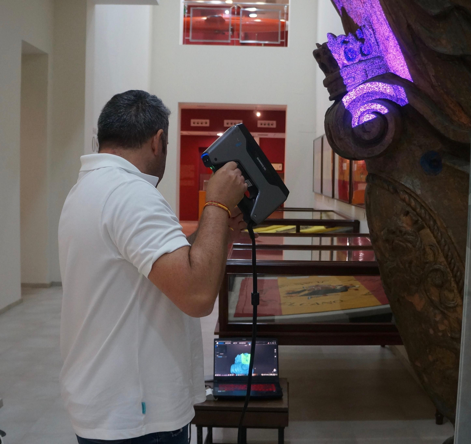 Así ha sido la restauración en Jerez de la diosa de Elcano