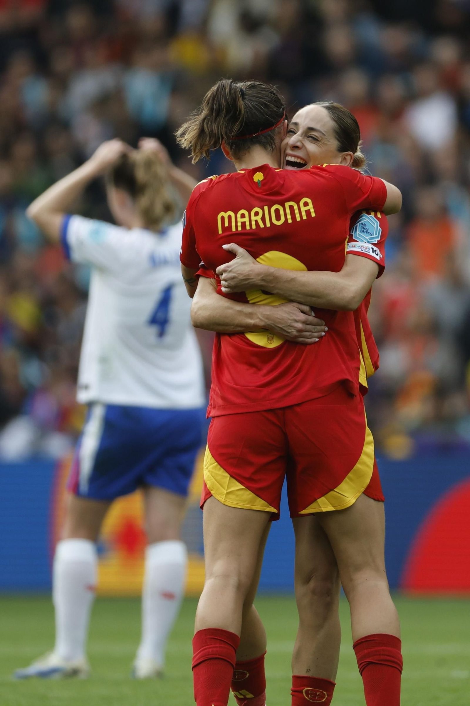 Las mejores imágenes de la final España - Inglaterra de la Eurocopa femenina