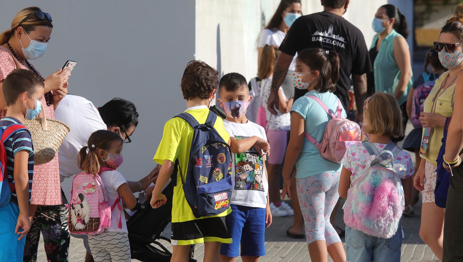 Vuelta al cole con medidas 'anti-Covid' en el colegio Isabel la Católica